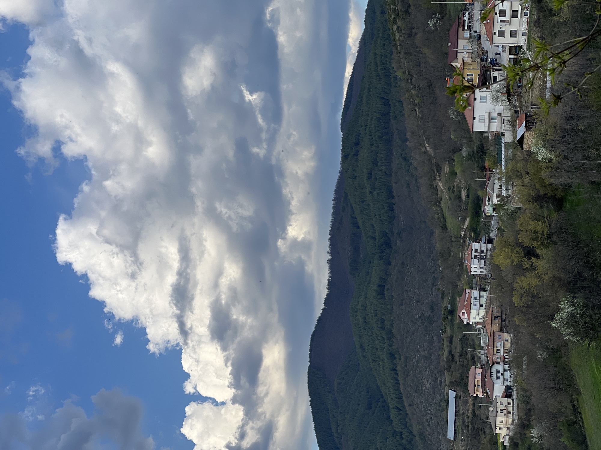 Spring mountain landscapes documented in Kribul, Bulgaria