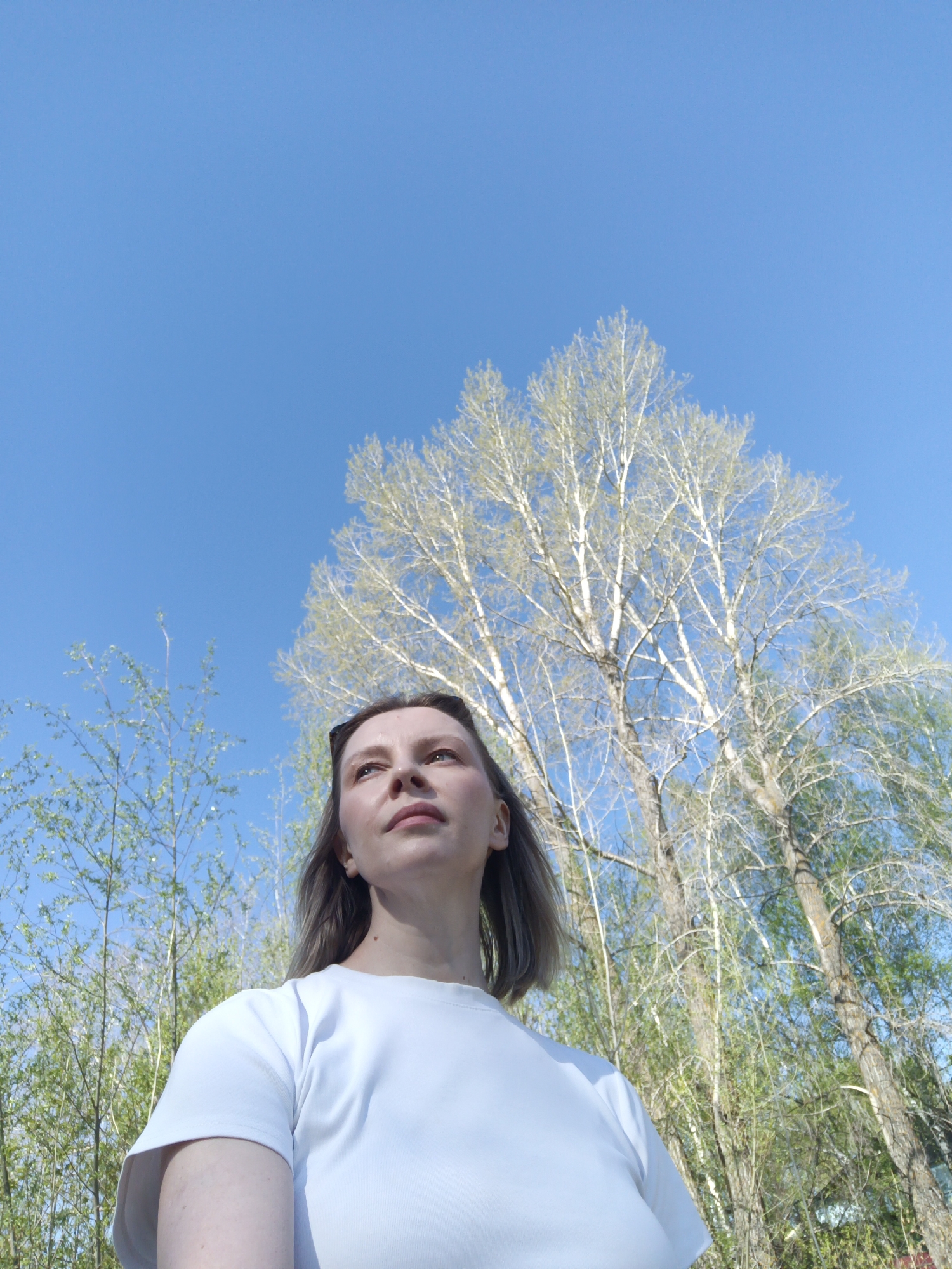 Spring morning walk documented near Votkinsk Reservoir in Chaikovsky