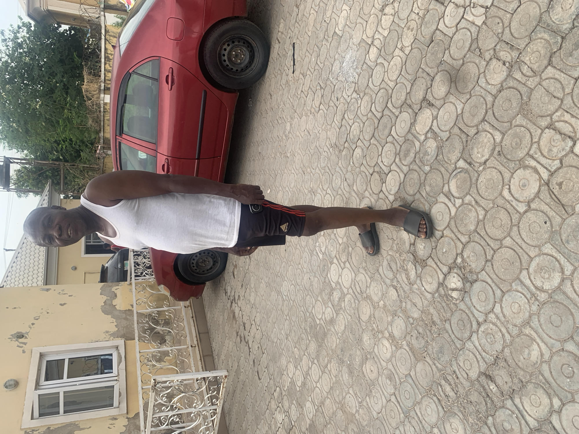 Daily life moments captured in Abuja residential neighborhood