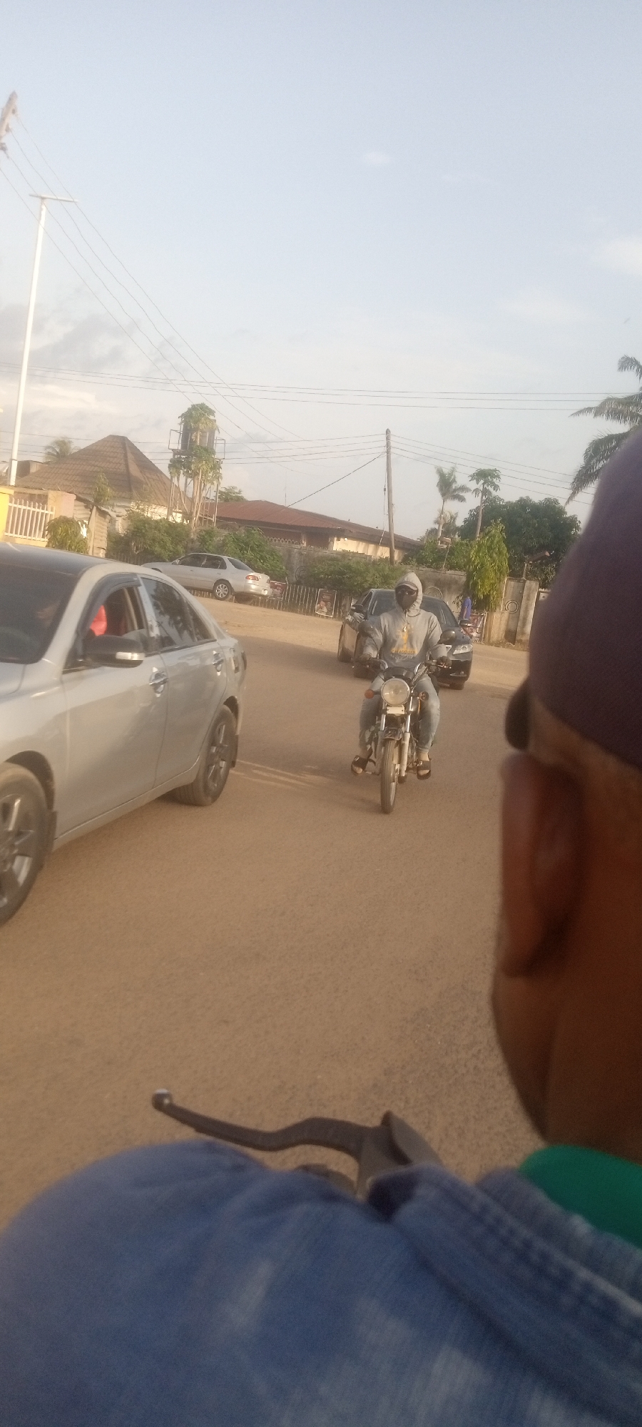 Motorcyclist documents street life in Narayi, Nigeria