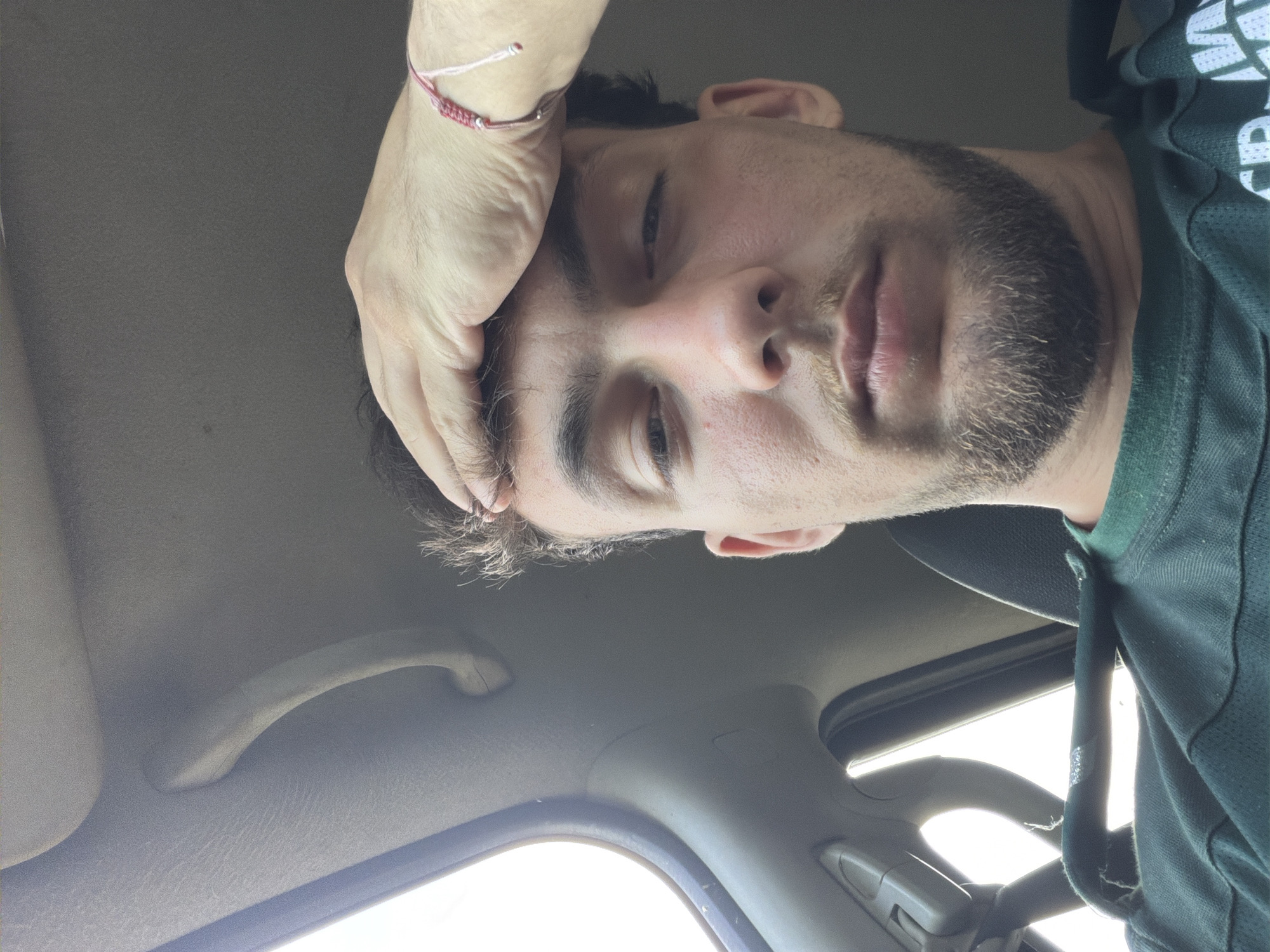 Man photographed in vehicle in Rezovo, Bulgaria