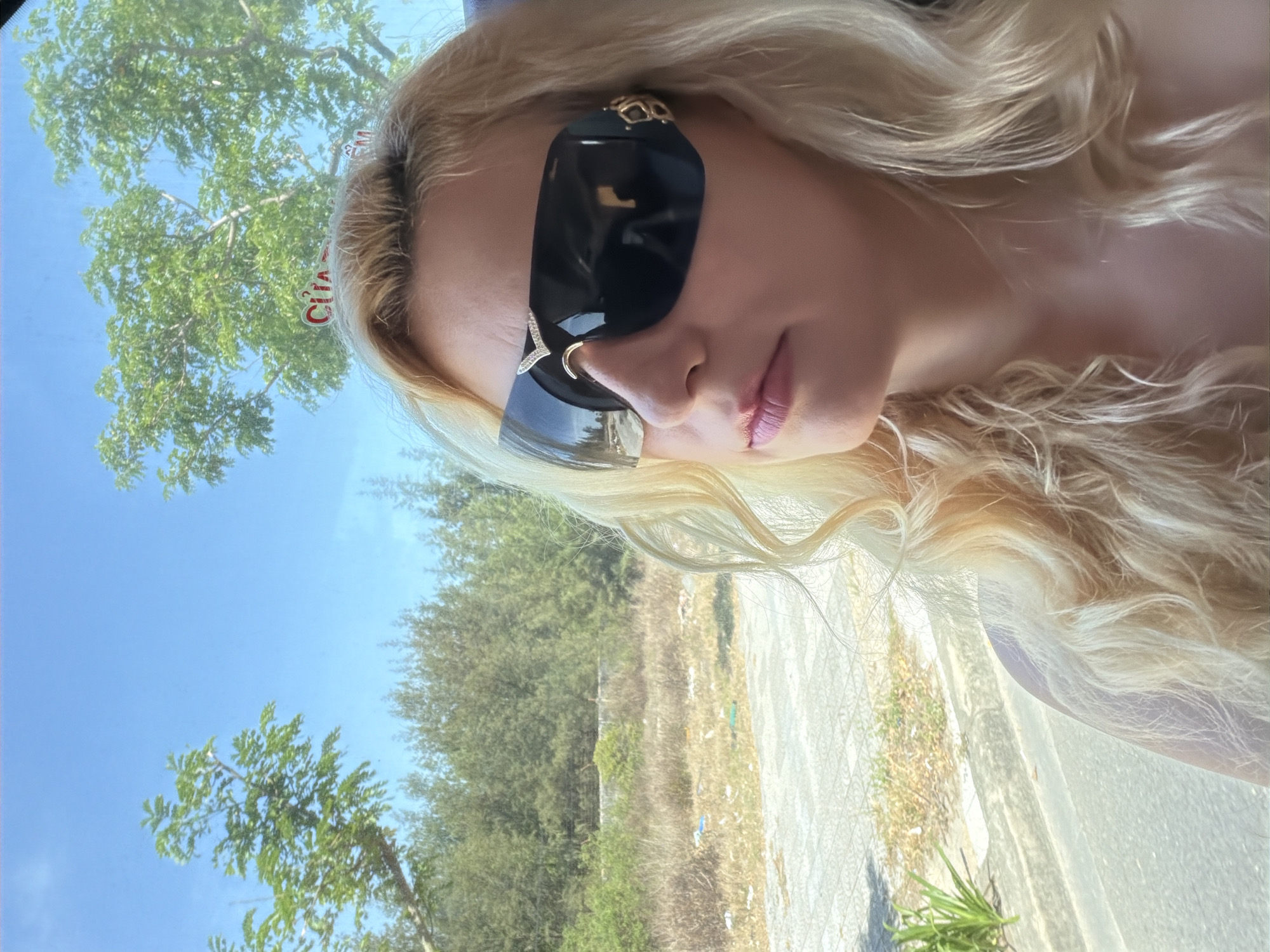 Woman in sunglasses observed in vehicle near Đà Nẵng