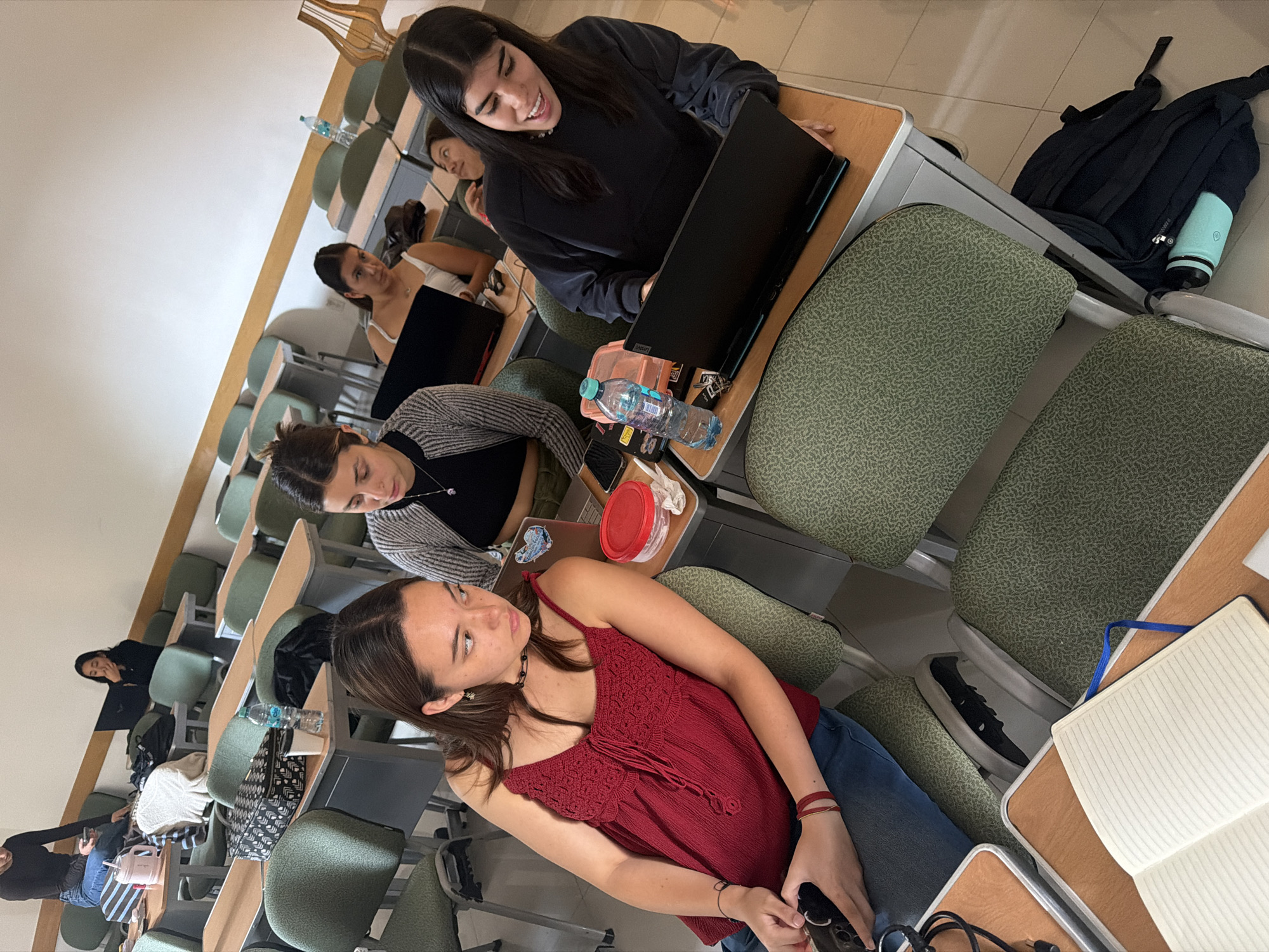 University classroom activities documented in San Andrés Cholula