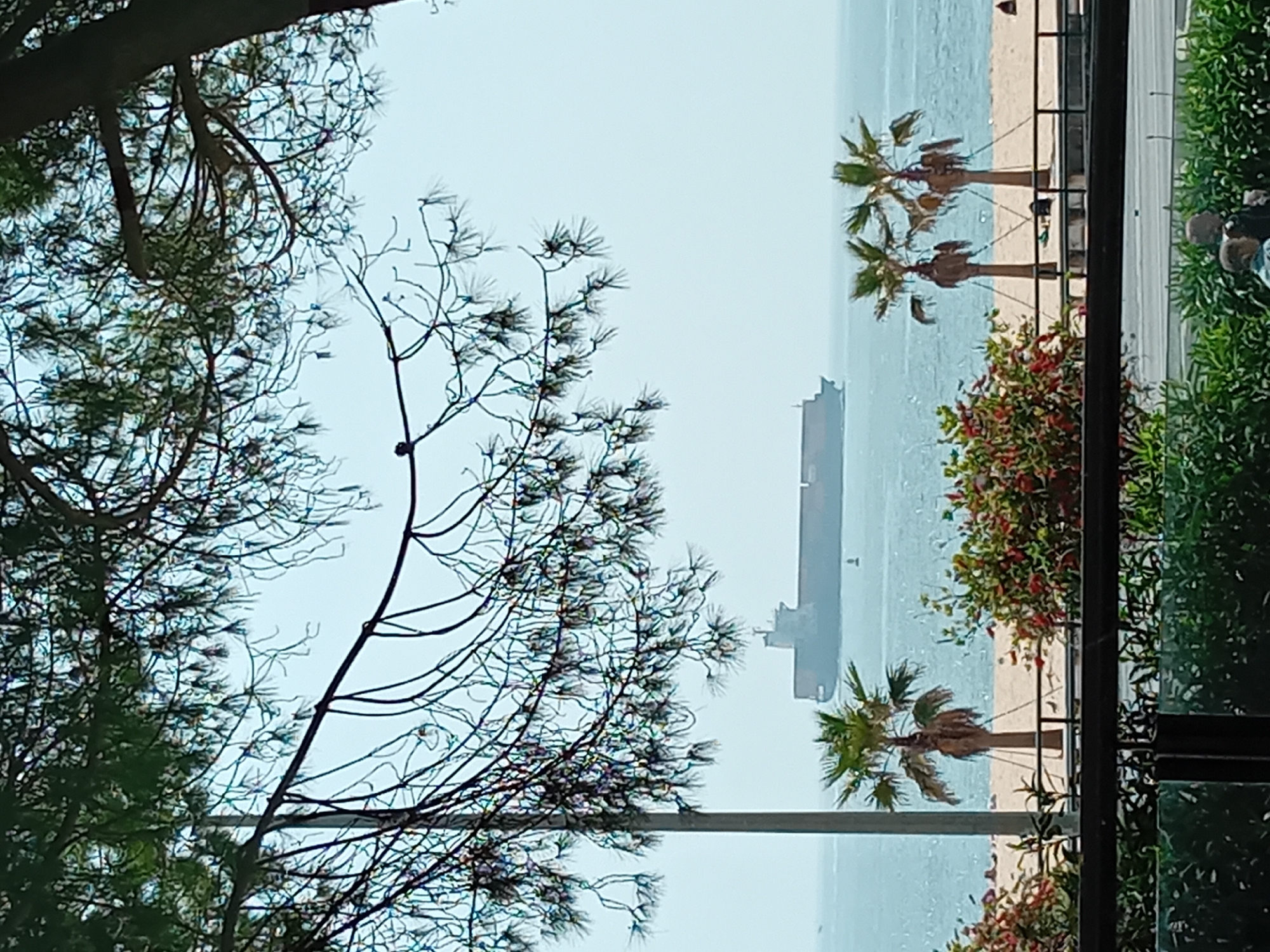 Atlantic Ocean view captured from Oeiras coastal area