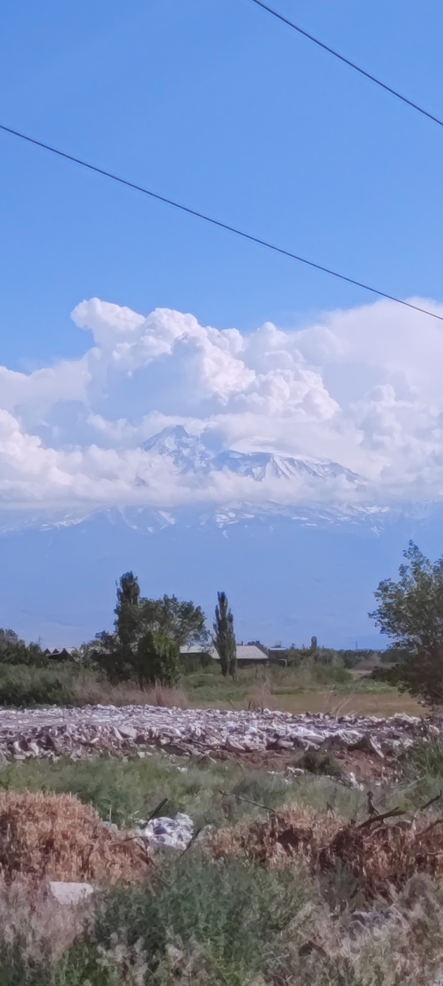 Clear day views of Mount Ararat captured across Armenia