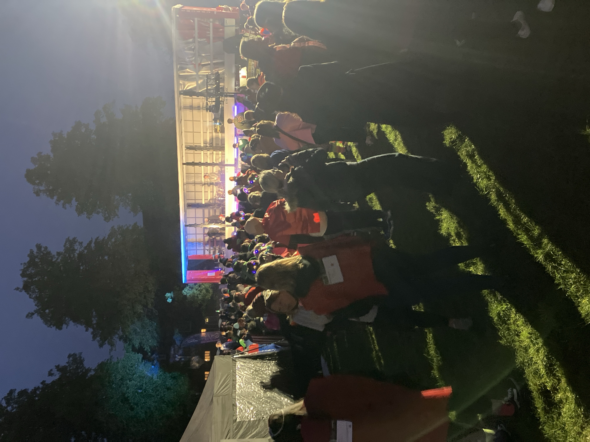 Inflatable T-Rex costume spotted at Ipswich park gathering