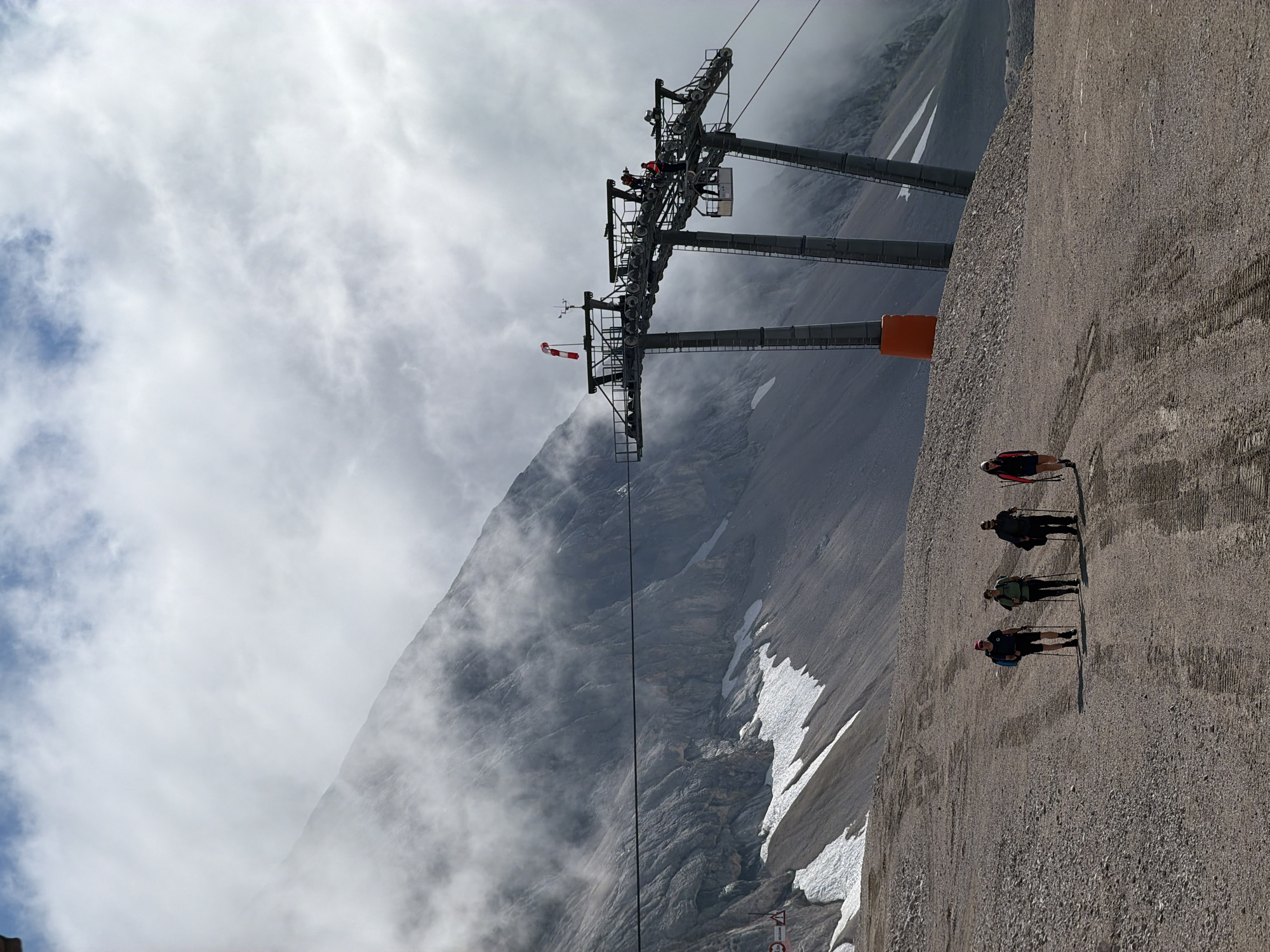 Morning hike through high-altitude terrain in Wildermieming, Austria