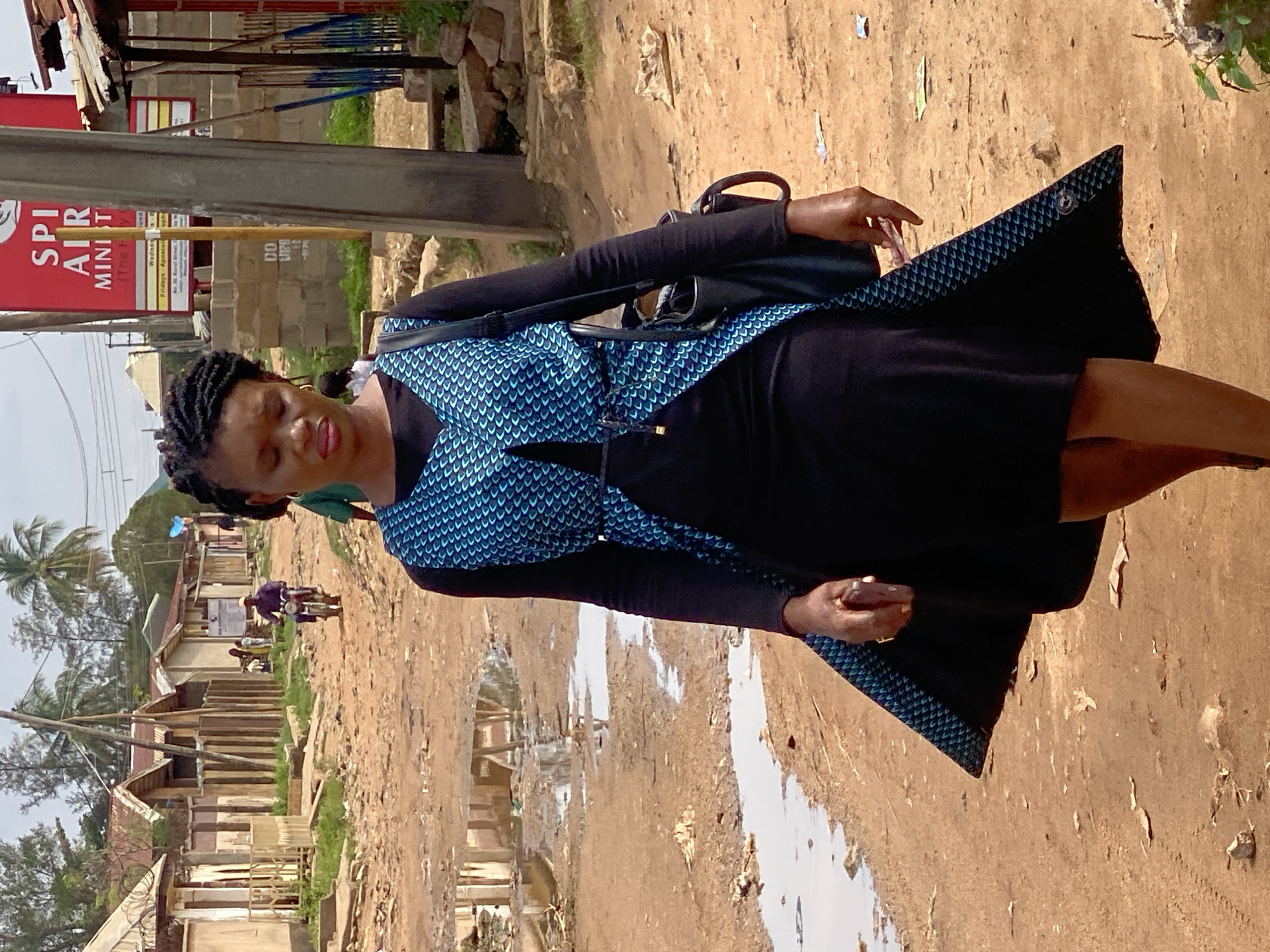 Sunday morning street life in Sabon Tasha, Nigeria
