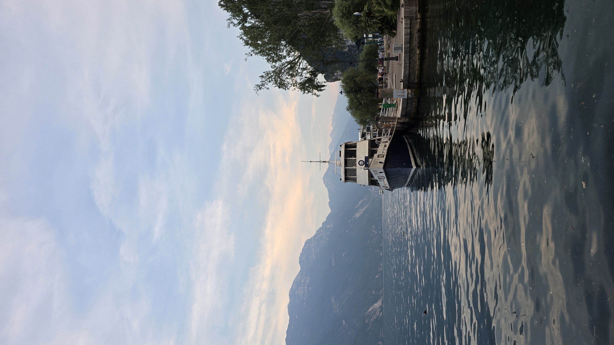 Evening walkthrough of Riva del Garda's lakefront piazza and landmarks