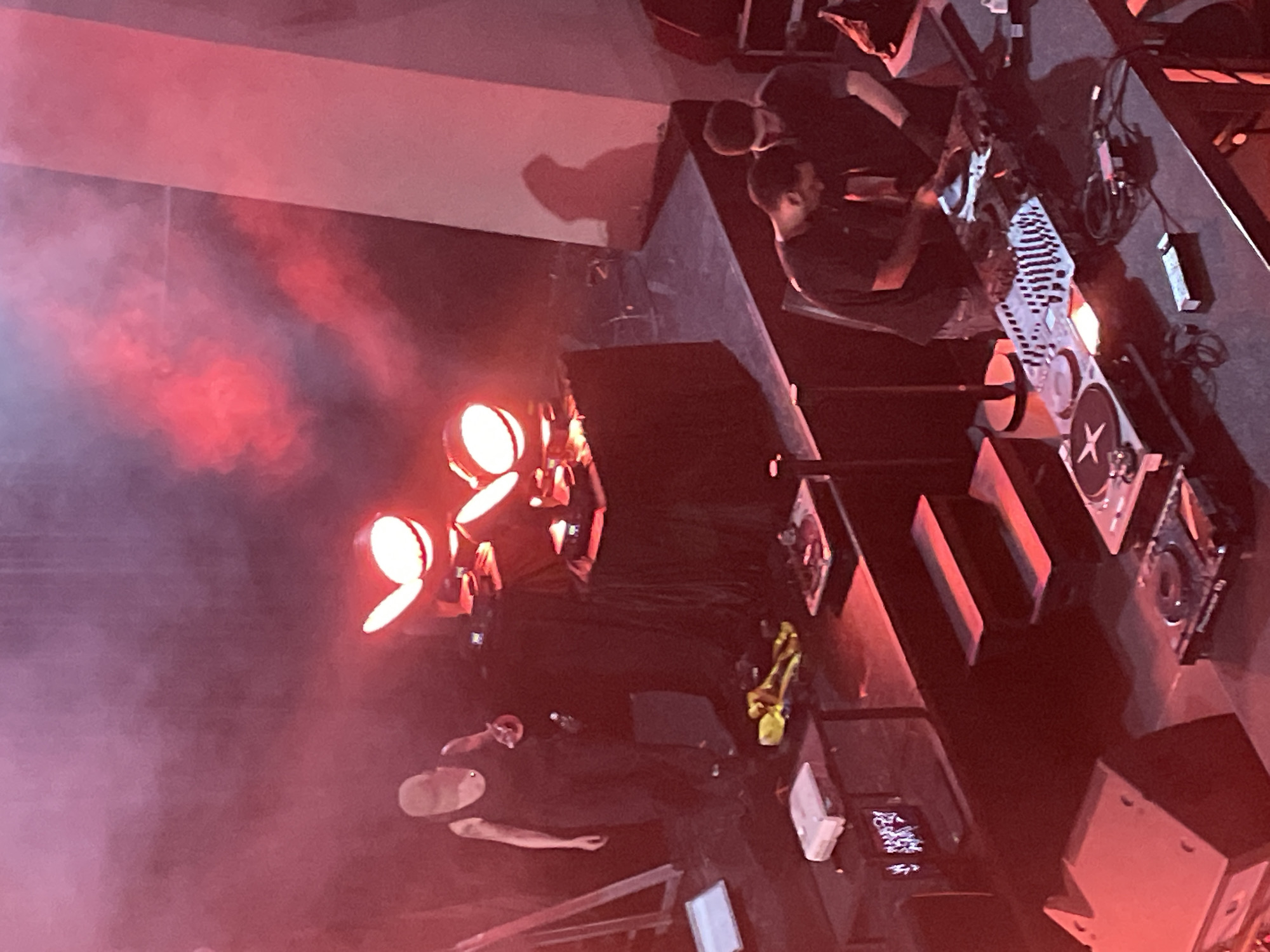 Electronic music performance captured in Buenos Aires venue
