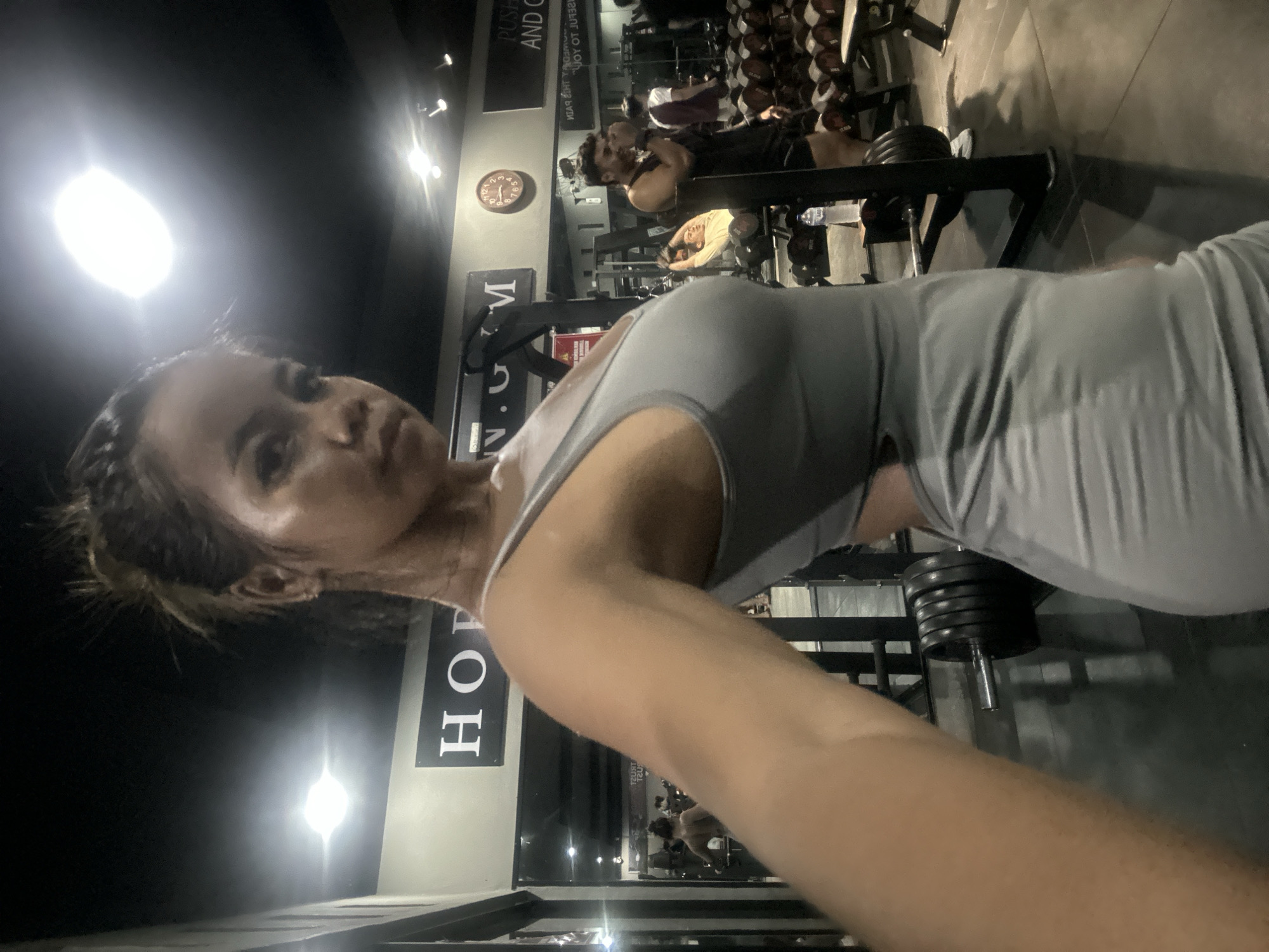 Woman documents complete workout session at Indonesian gym