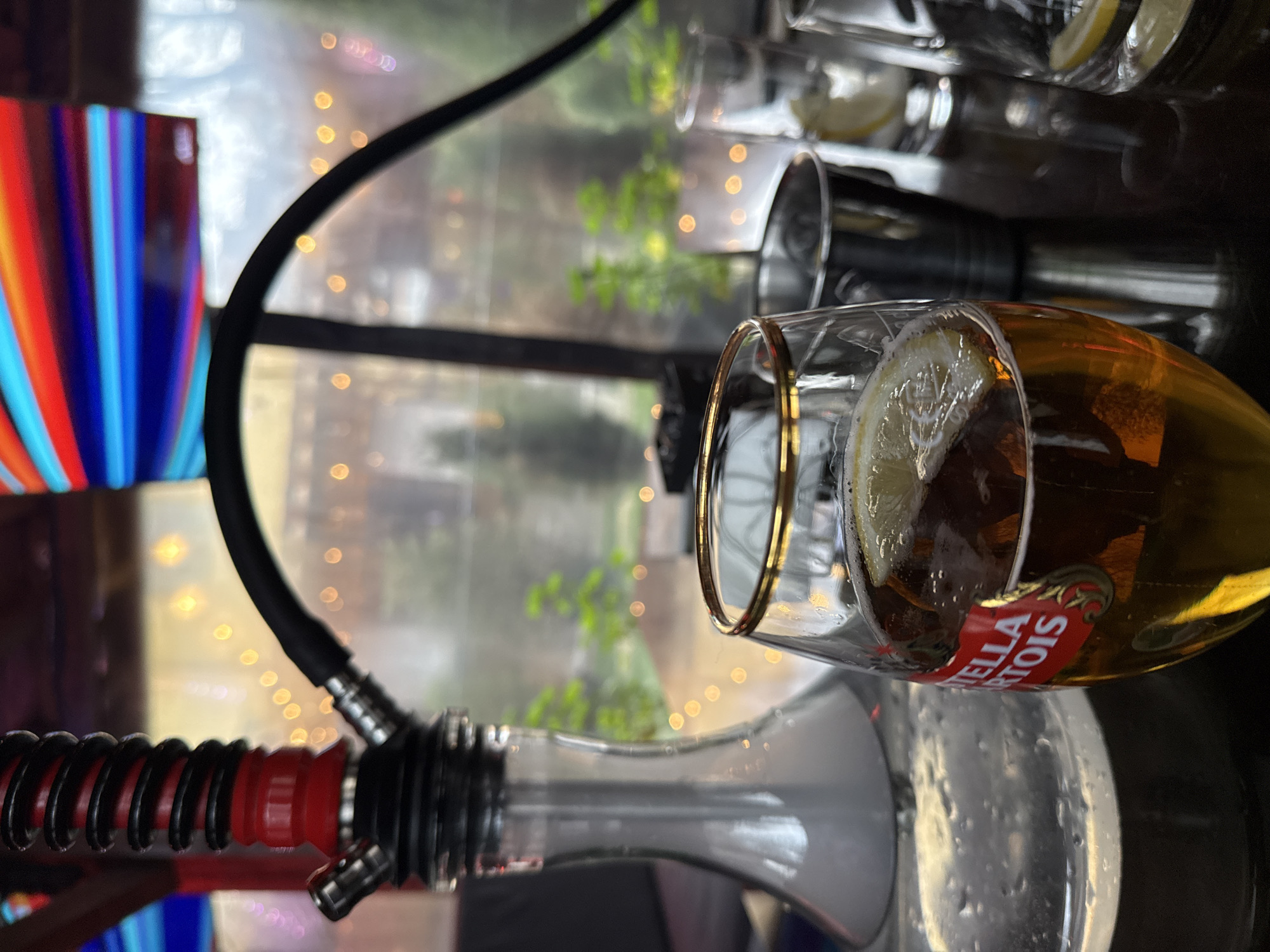 Afternoon dining and hookah session at Sofia establishment