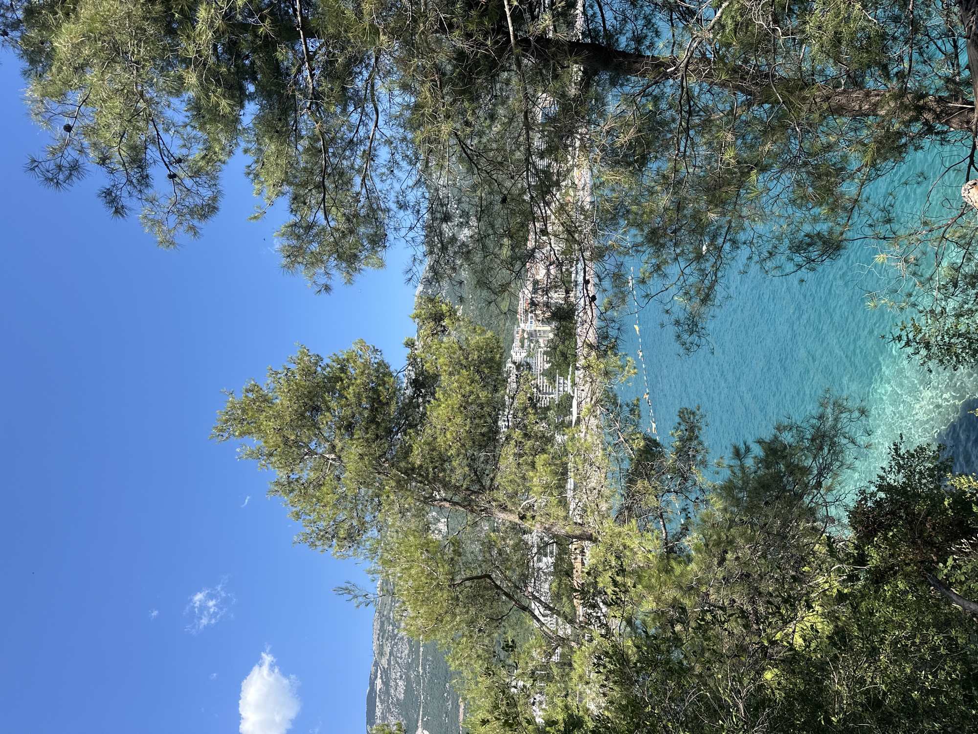 Sun-soaked Adriatic coastline around Budva and Boreti, Montenegro
