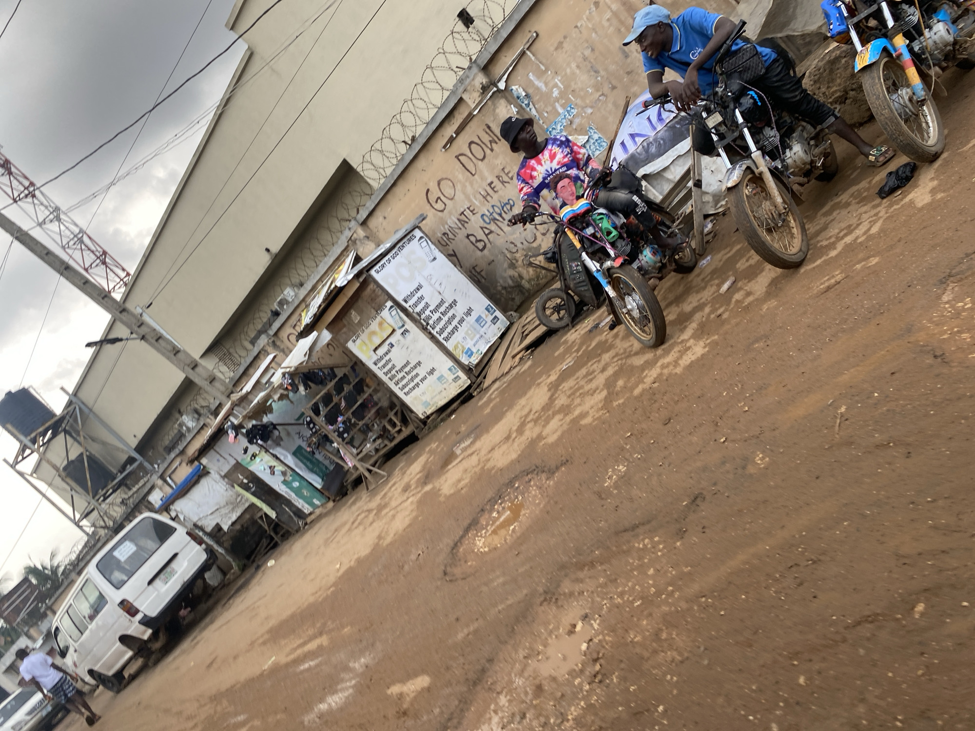 Street scenes captured in Lagos showing urban life