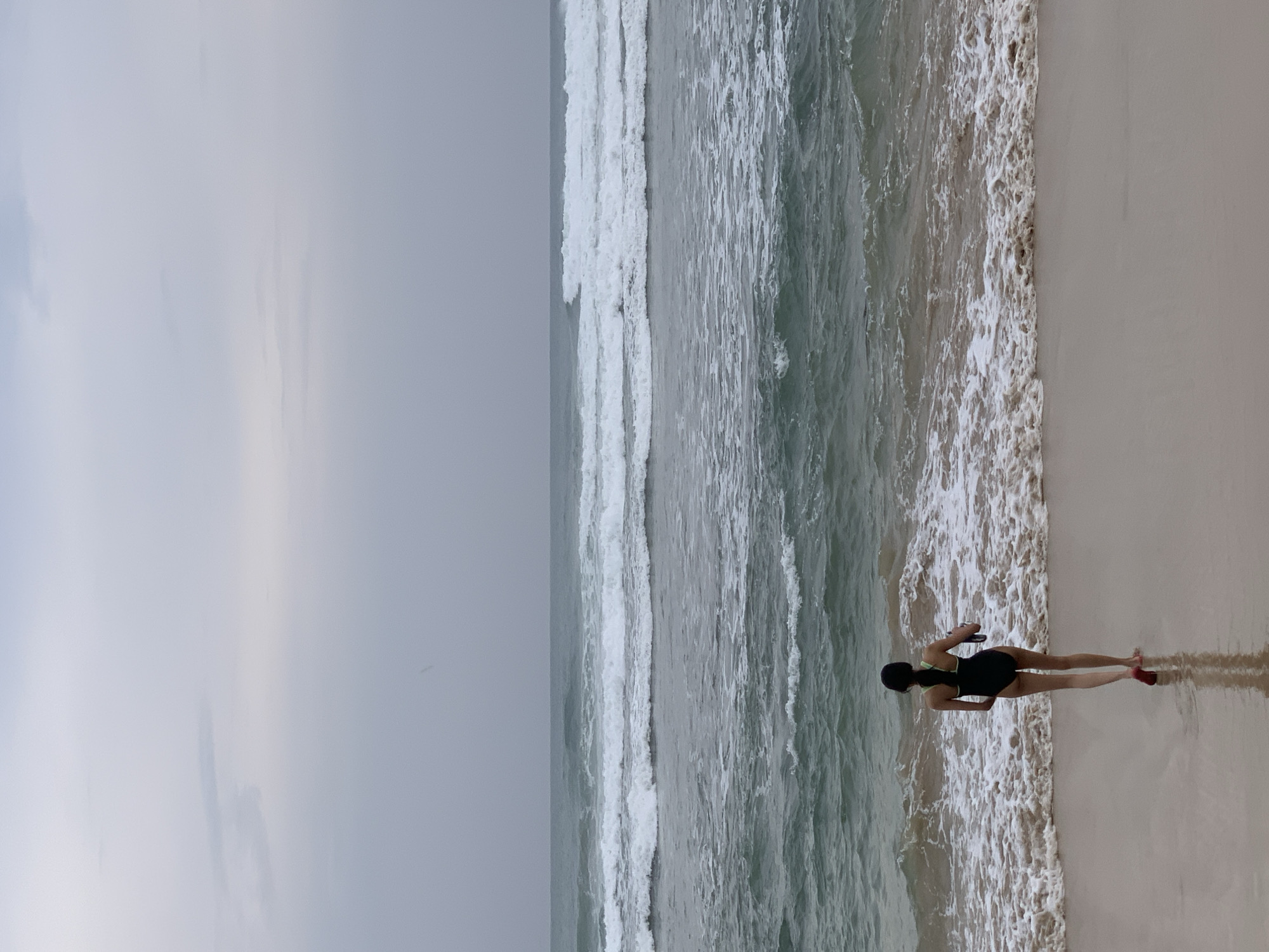Beach day captured at Ahangama amid cloudy weather