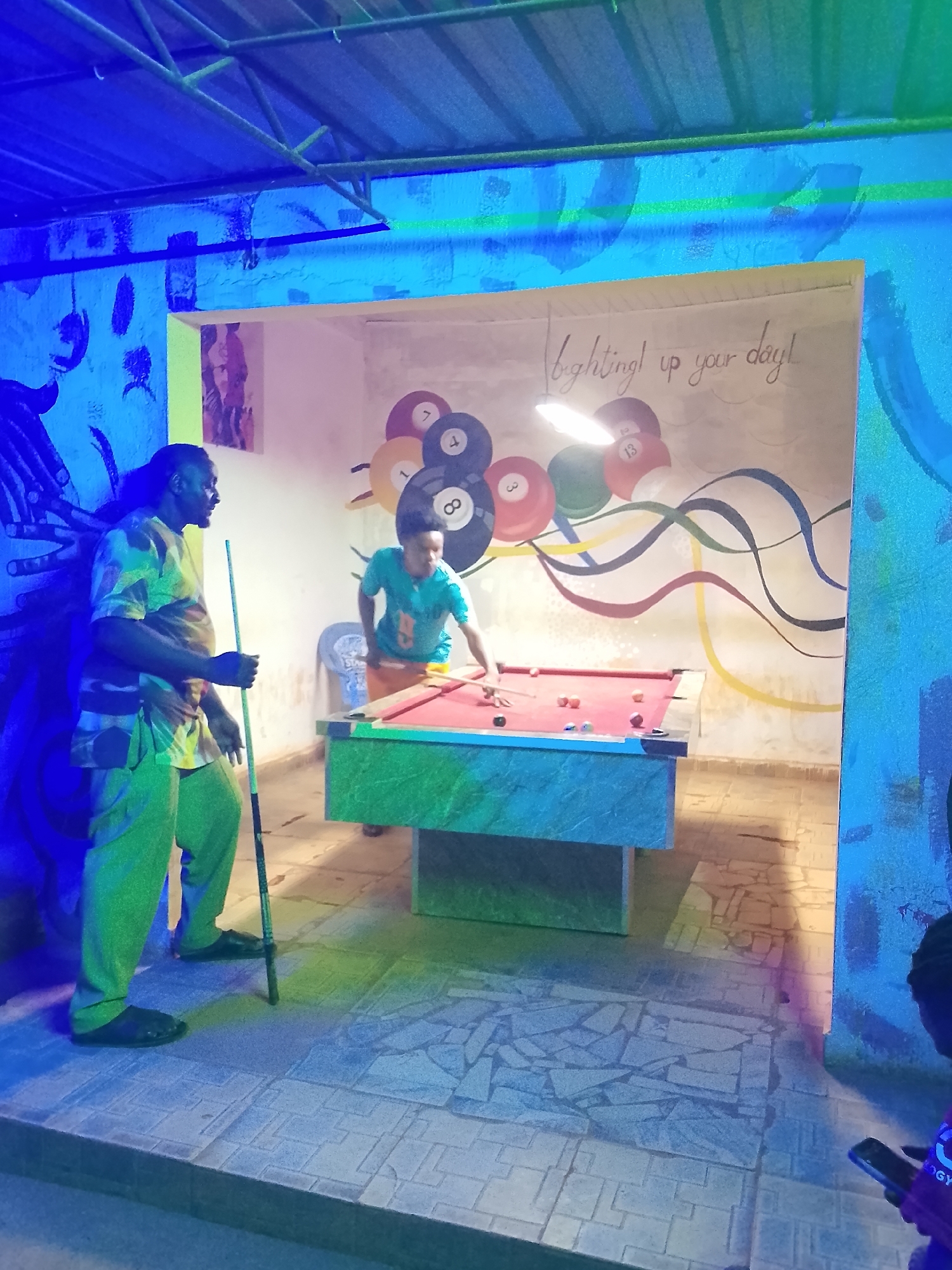 Evening social activities observed at Yelwa establishments