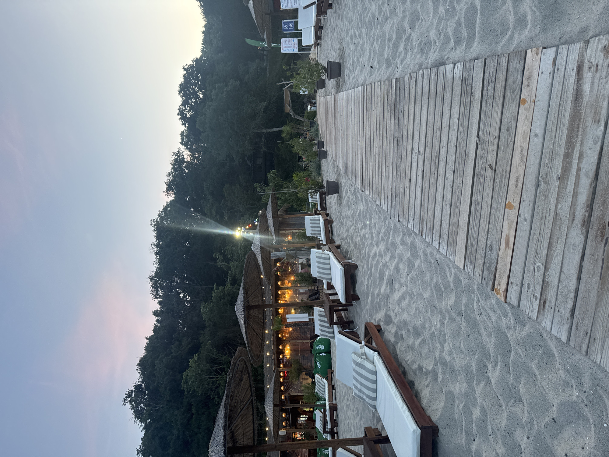 Evening beach visit documented in Varna, Bulgaria resort area