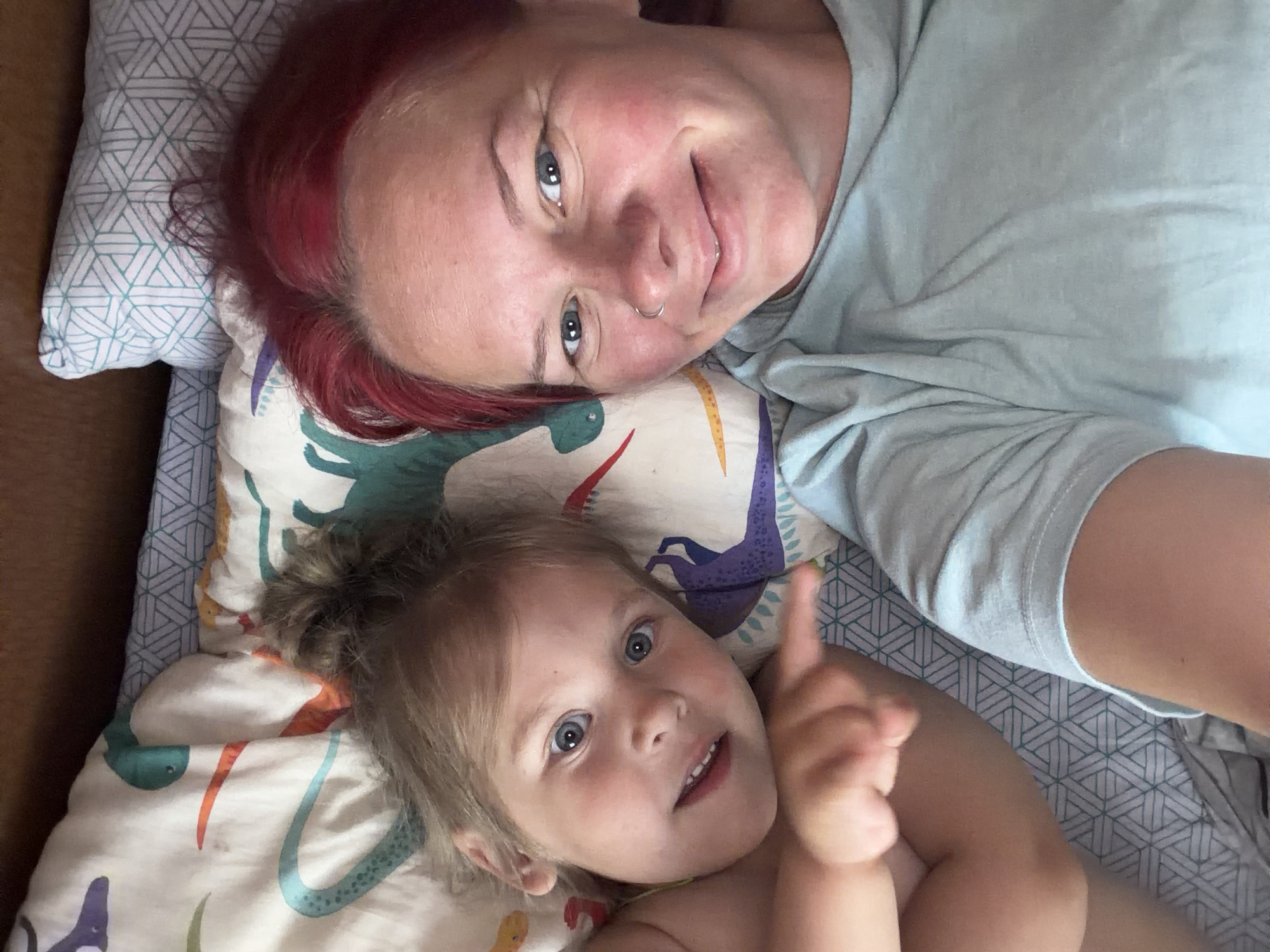 Home life moments in Chaikovsky with bed time and baking