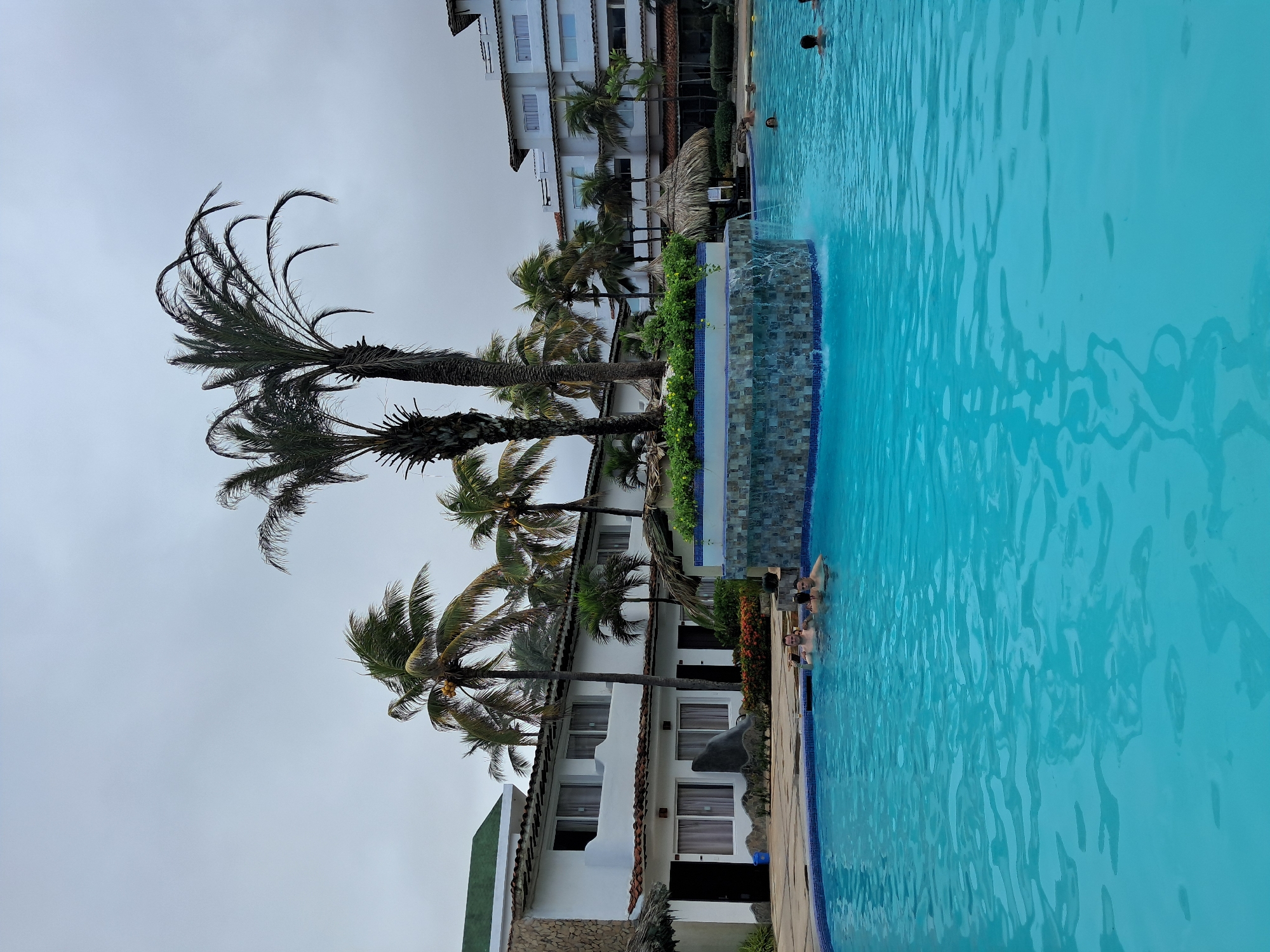 Resort guests enjoy evening activities in El Tirano, Venezuela