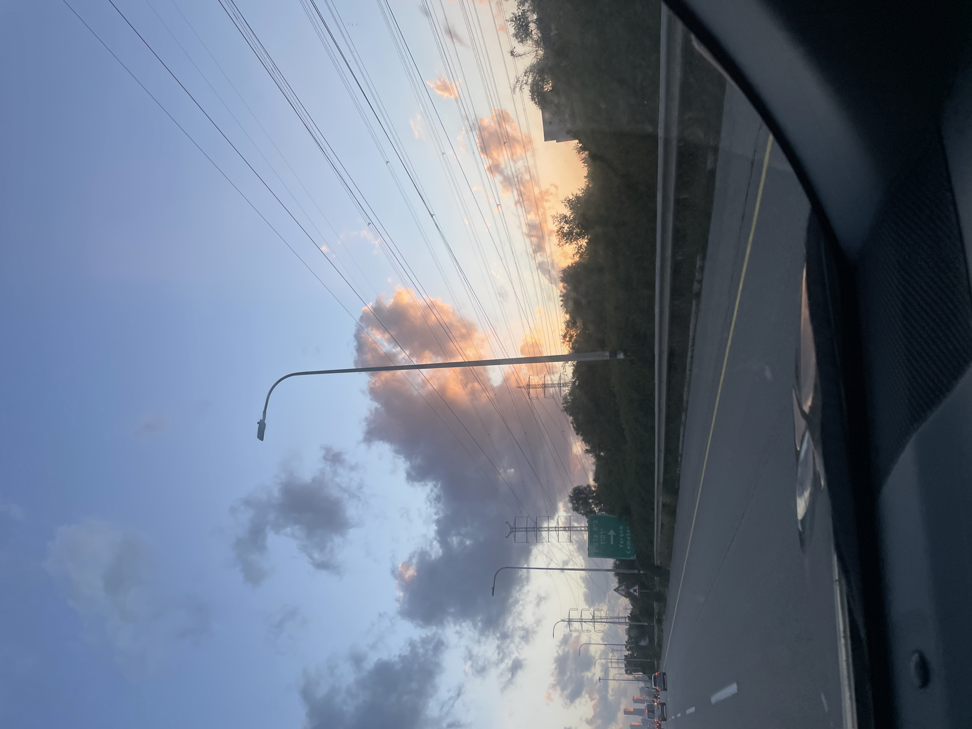 Rush hour traffic documented across Petah Tikva streets