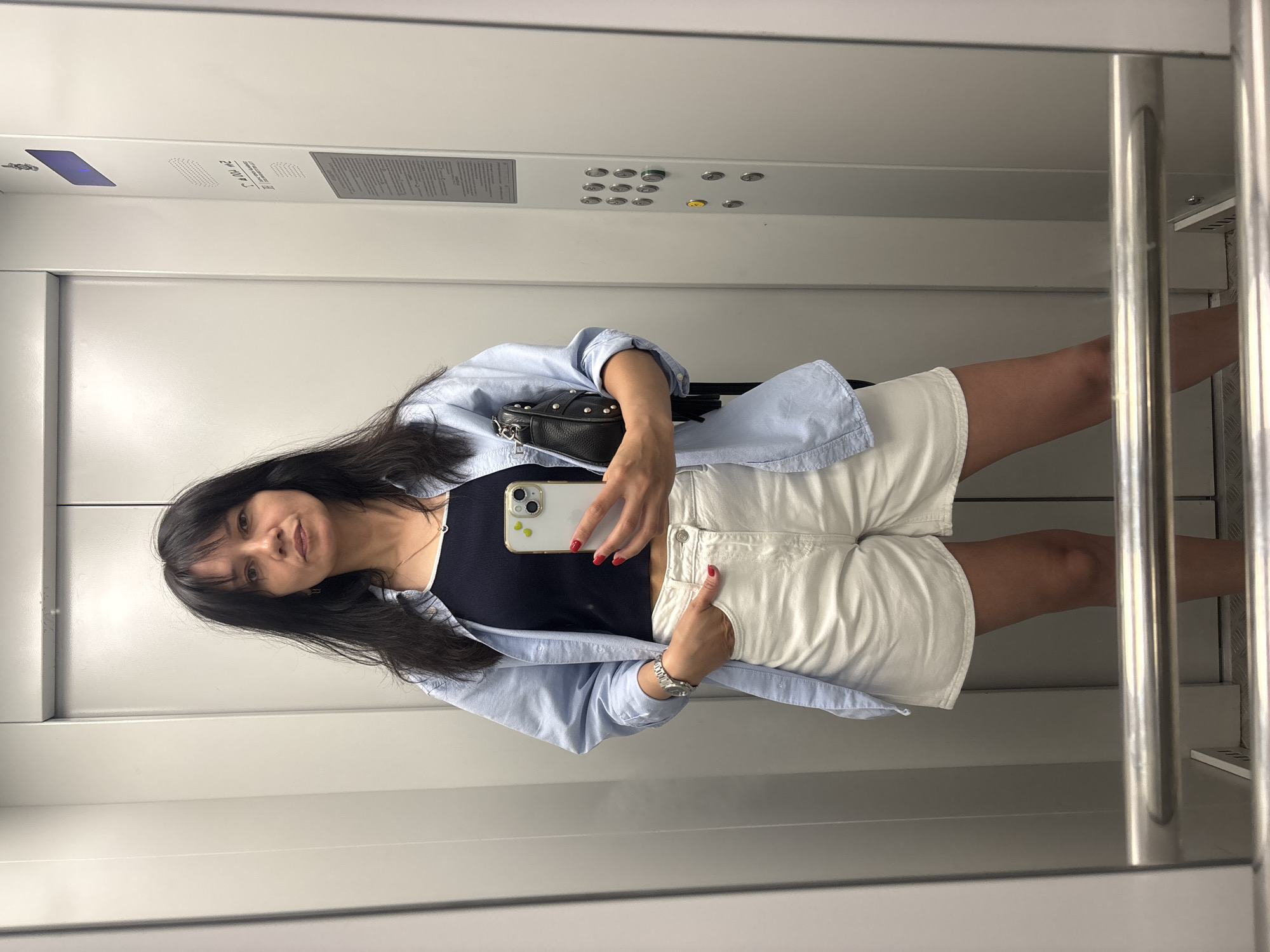 Early morning moments captured in elevator and car