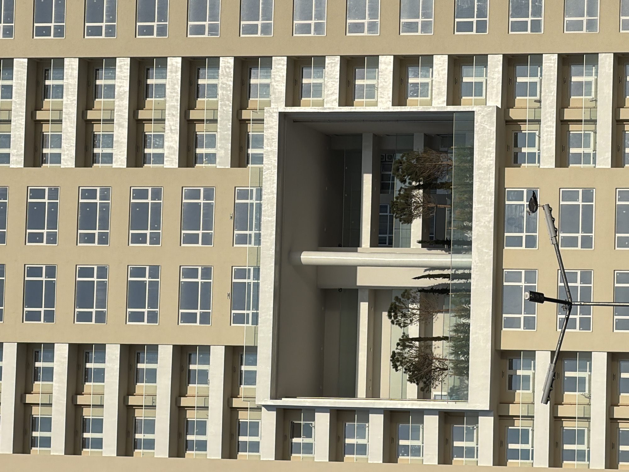 Modern residential building Residence Park documented in Burgas, Bulgaria