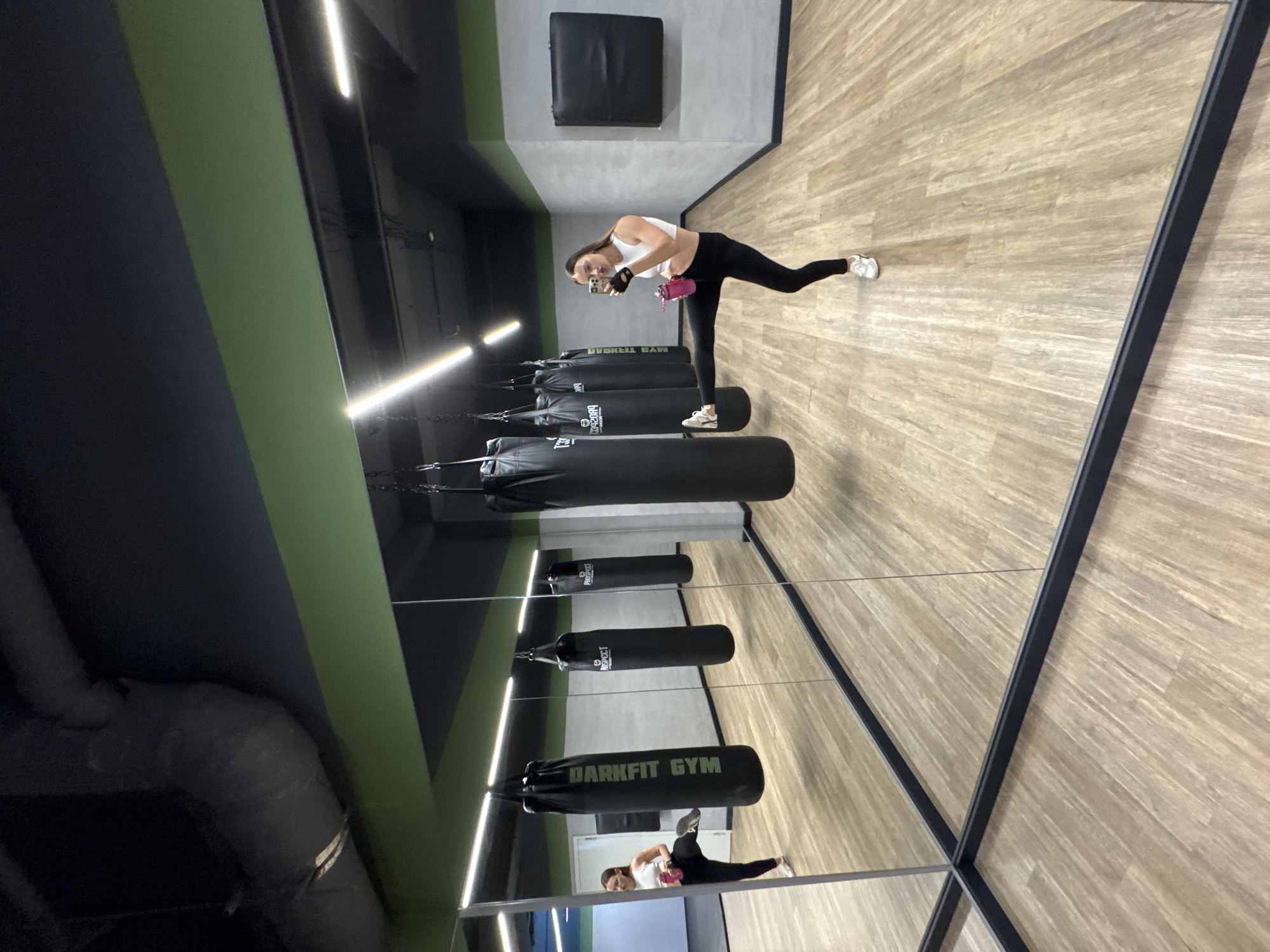 Gym session in Sochi: treadmill runs, selfies, and boxing bags