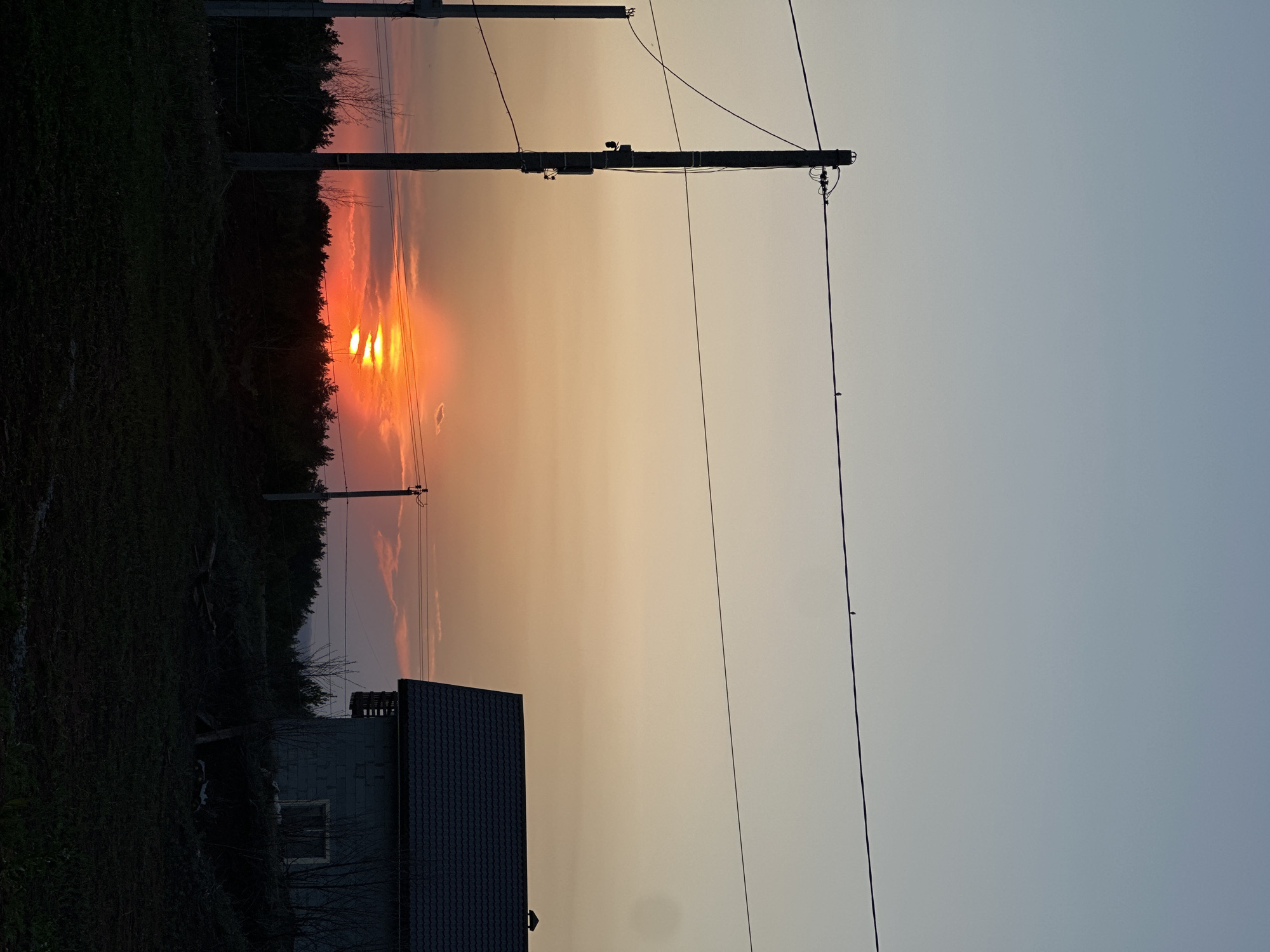 Sunset scenes and traditional crafts documented in Prikamskii, Russia
