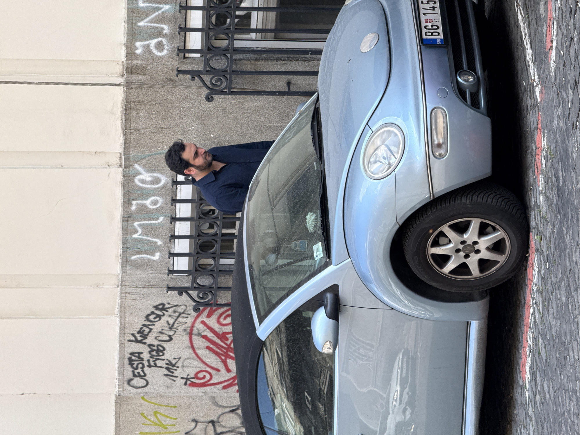 Friday morning street life documented across Belgrade, Serbia