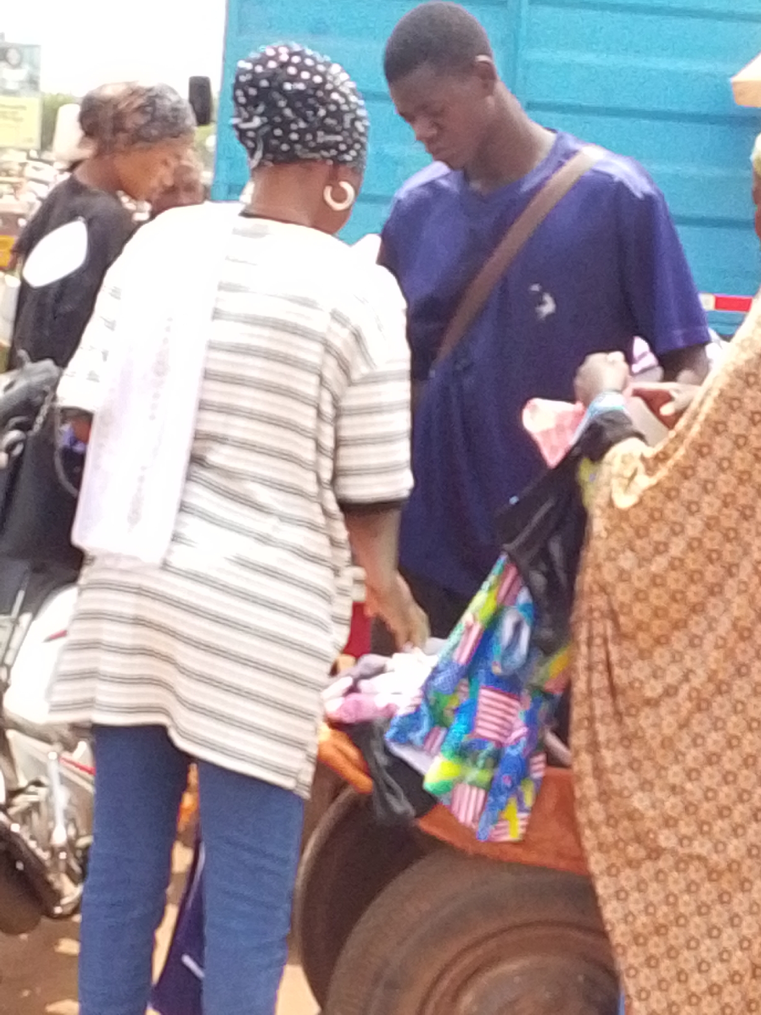 Daily life scenes documented across Tamale, Ghana markets and streets