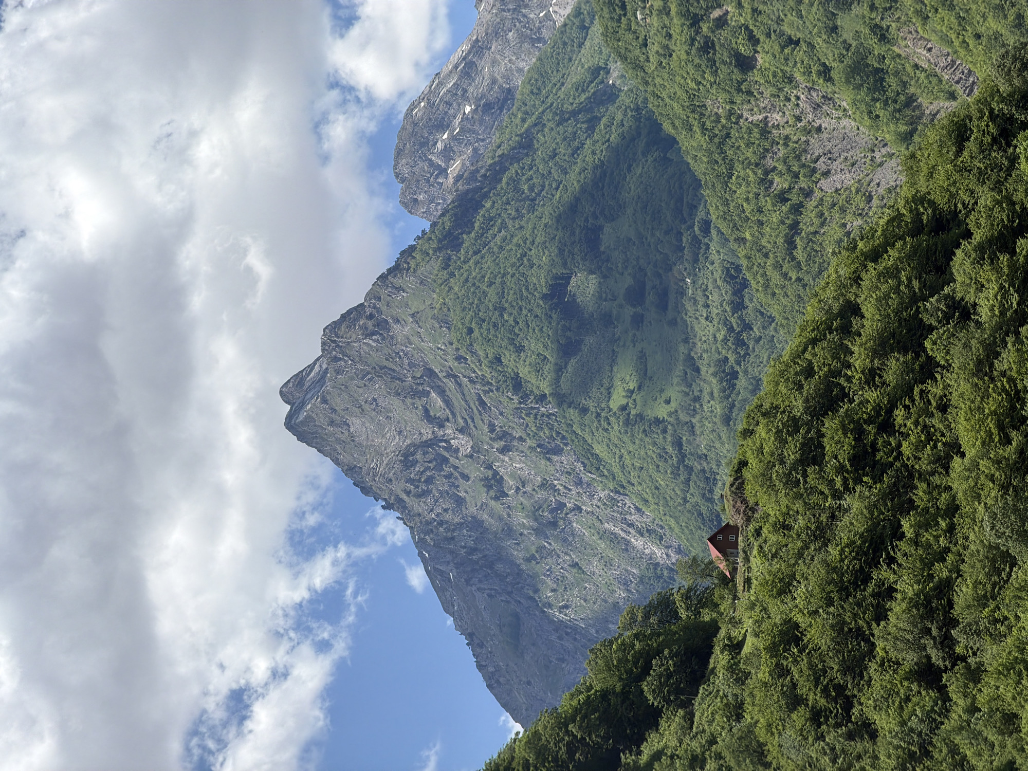 Mountain landscape documented in Dragovića Polje, Montenegro