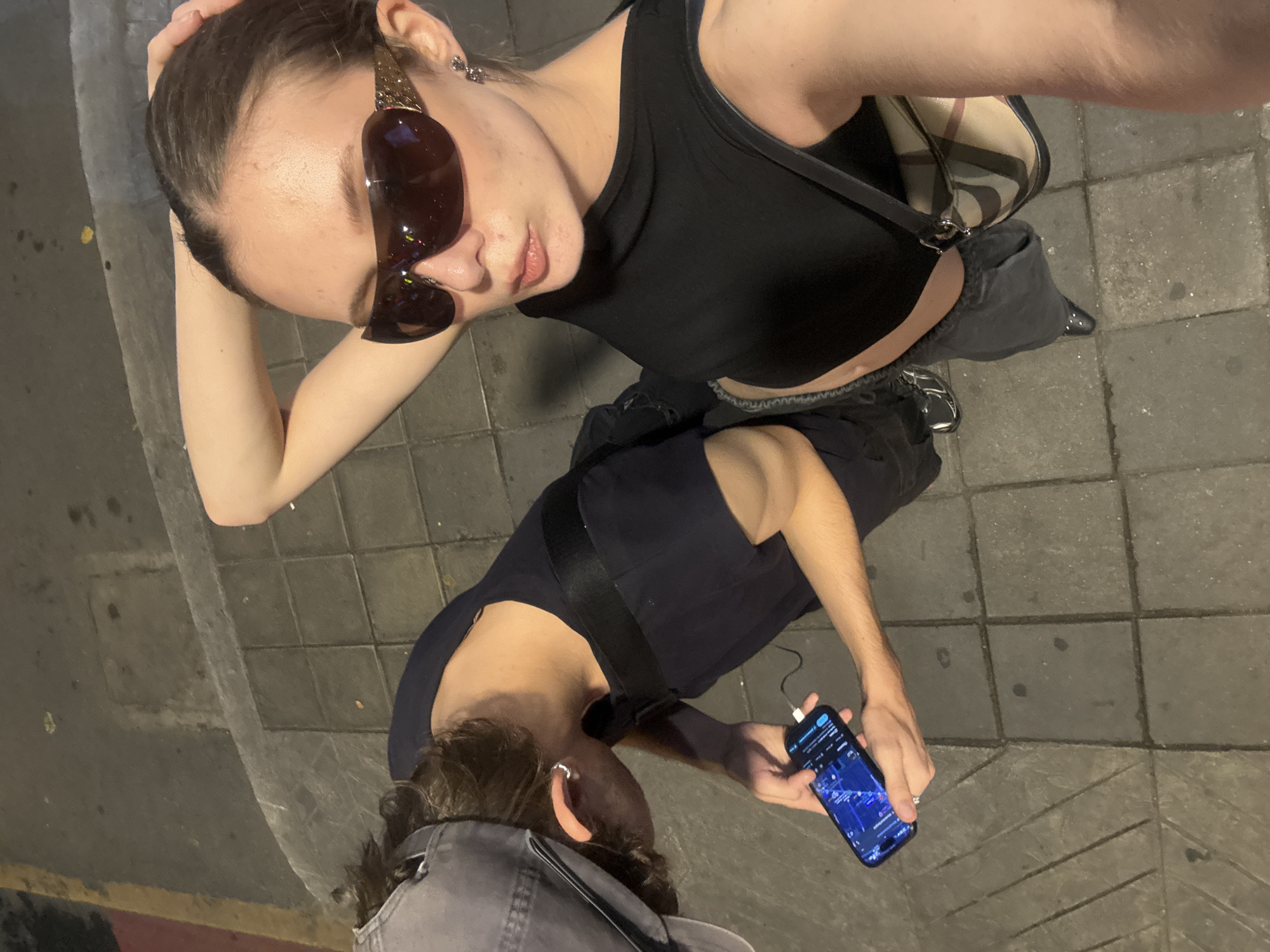 Saturday night out on Sukhumvit, Bangkok's neon-lit strip