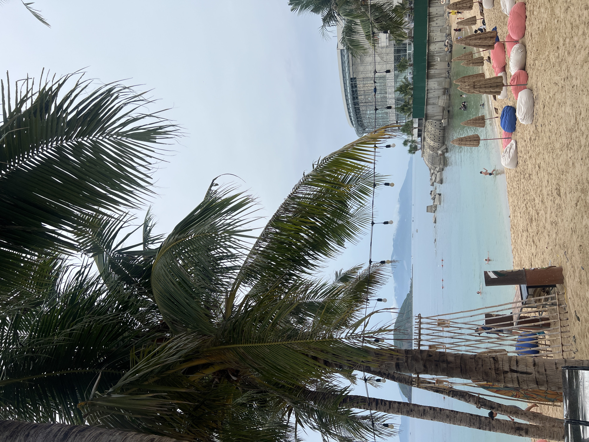 Nha Trang coastline: beach views and active construction