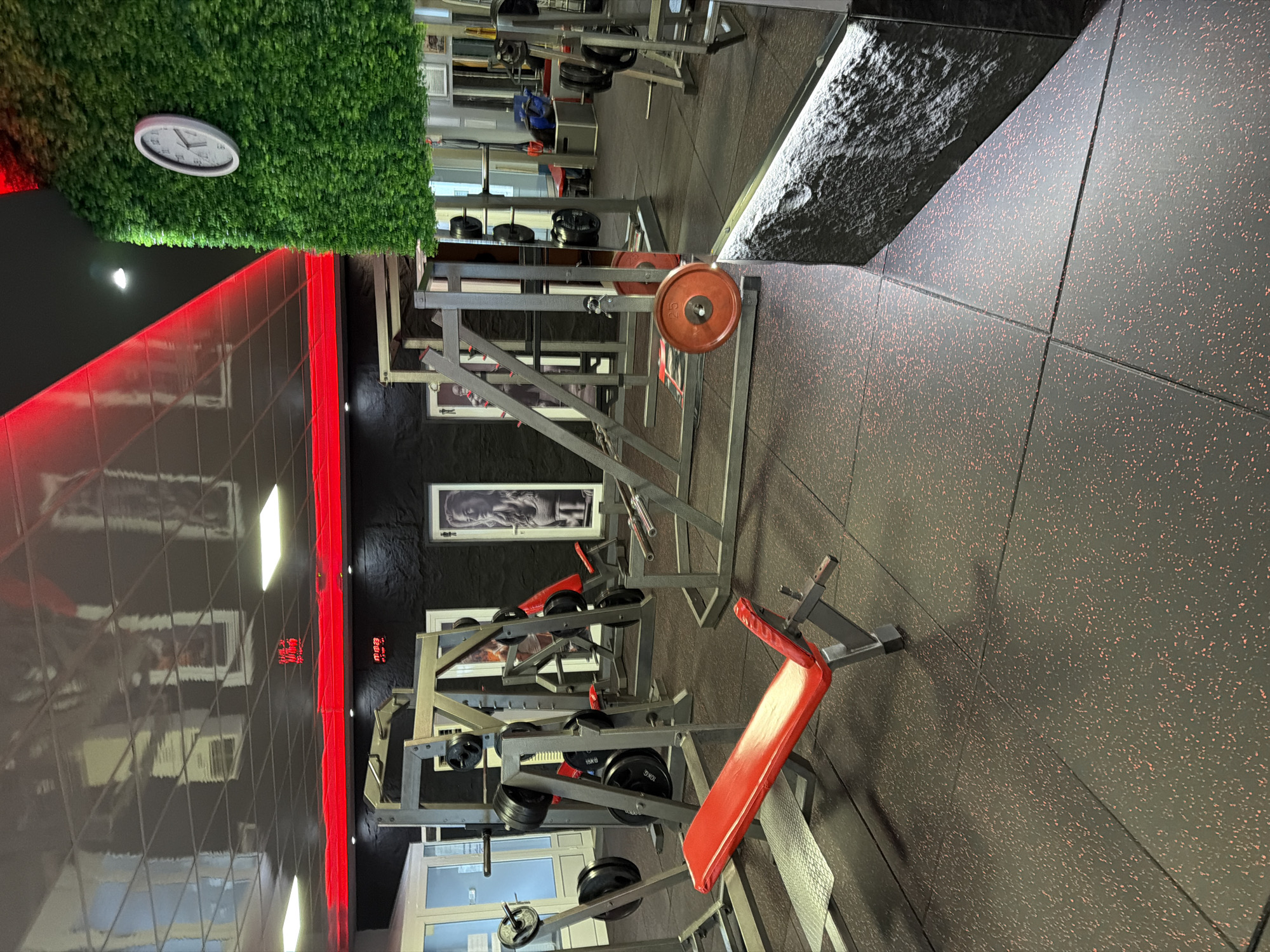Gym interior documented in Dobrich Bulgaria