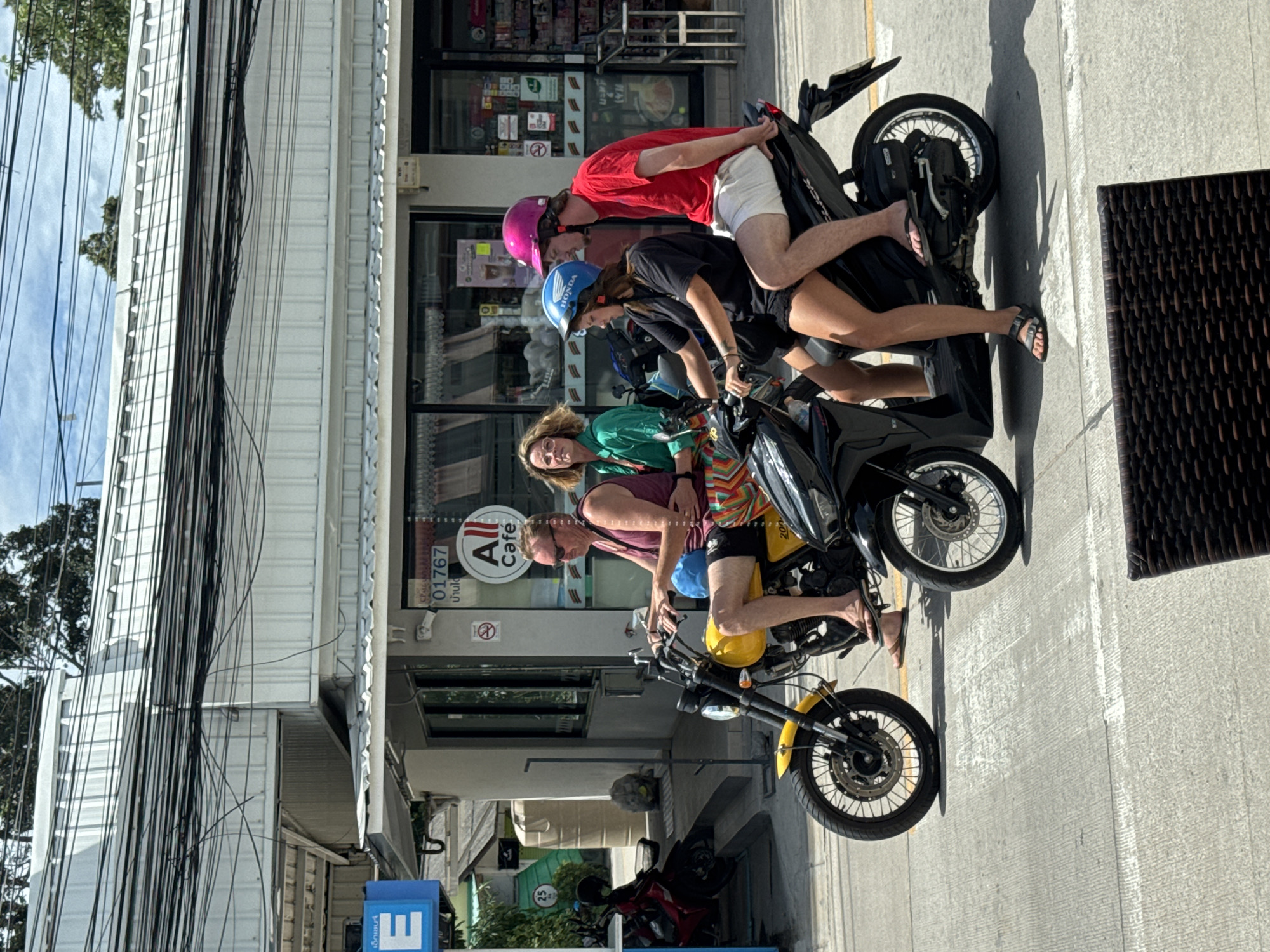 Morning street life observed in Ban Tai Subdistrict Thailand