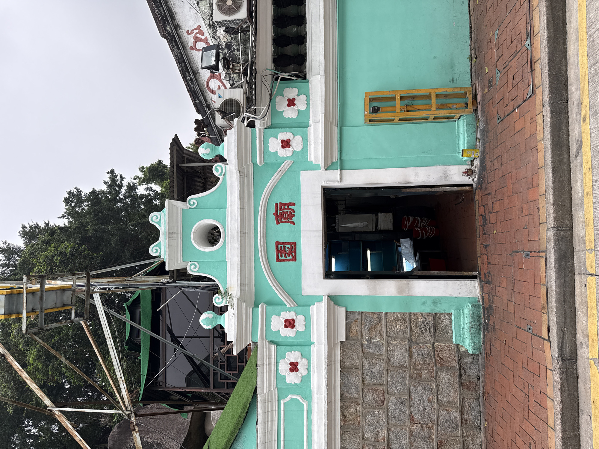 Morning documentation of Macao's mixed architecture and streetscapes