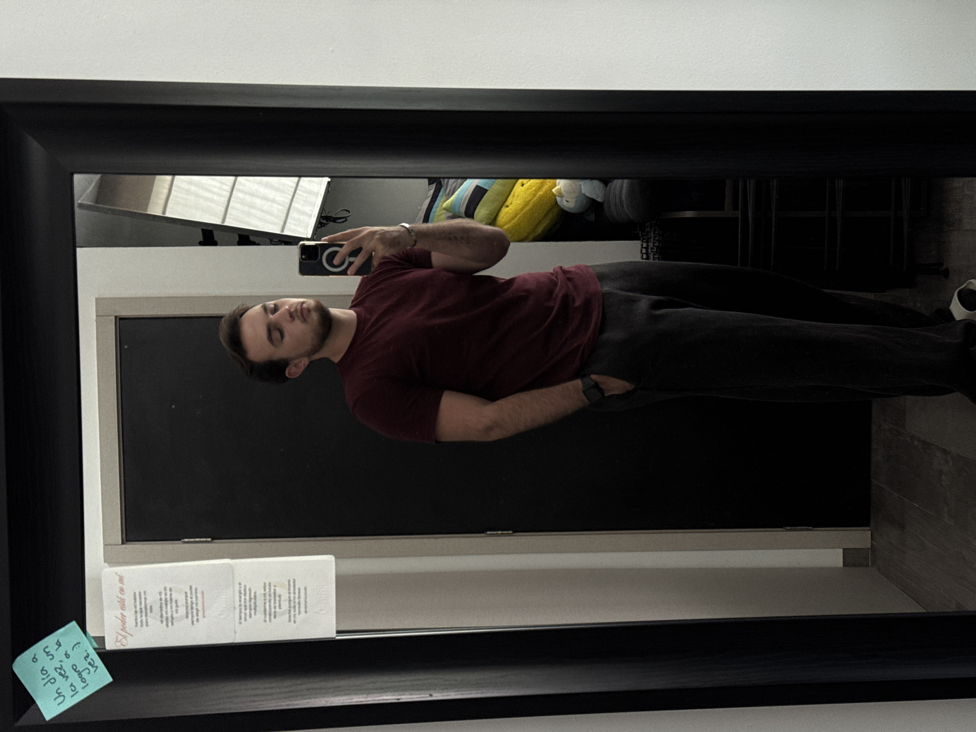 Man documented in casual indoor moments in Mexican town