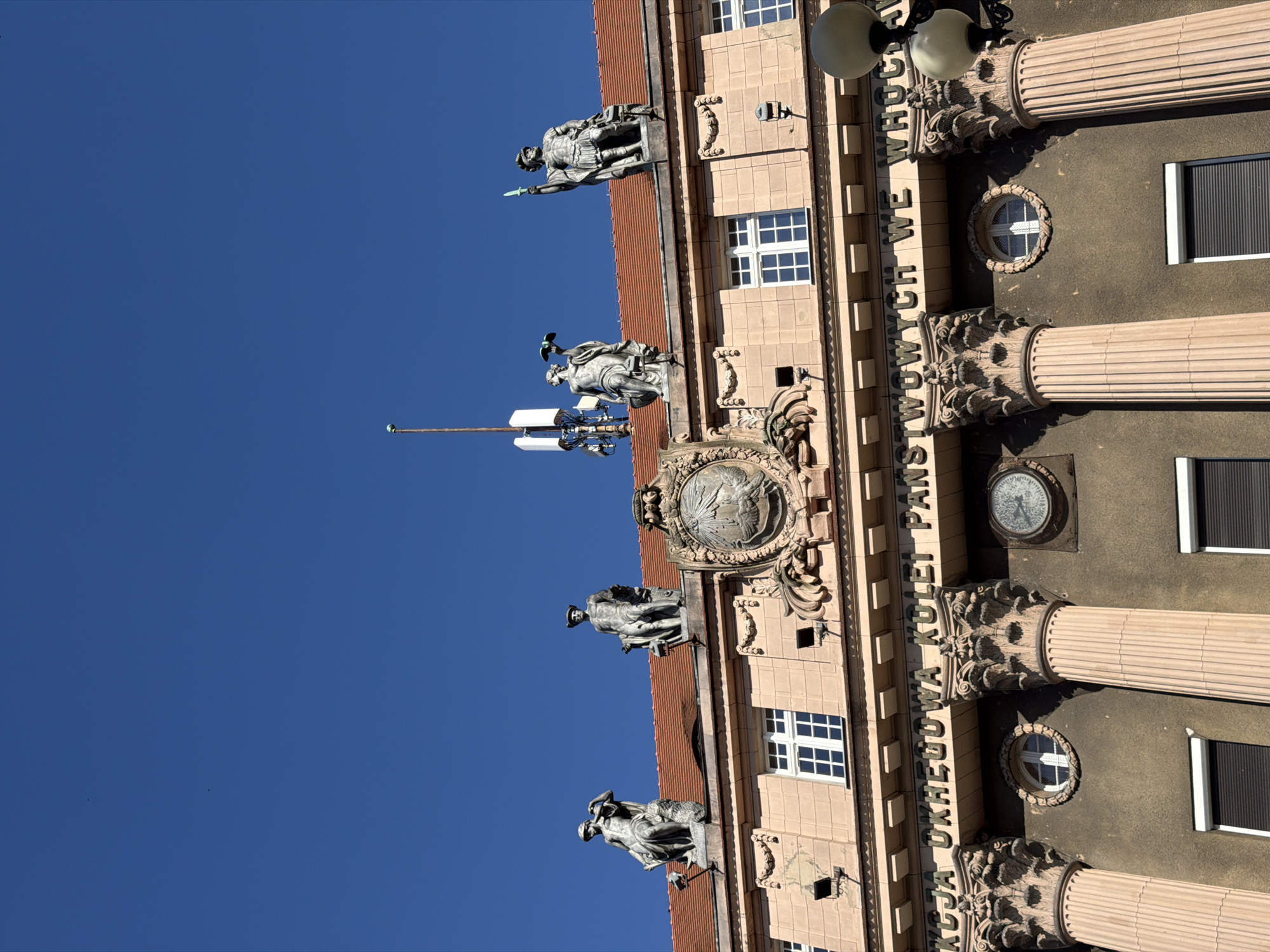 Wrocław streets and facades on a summer afternoon