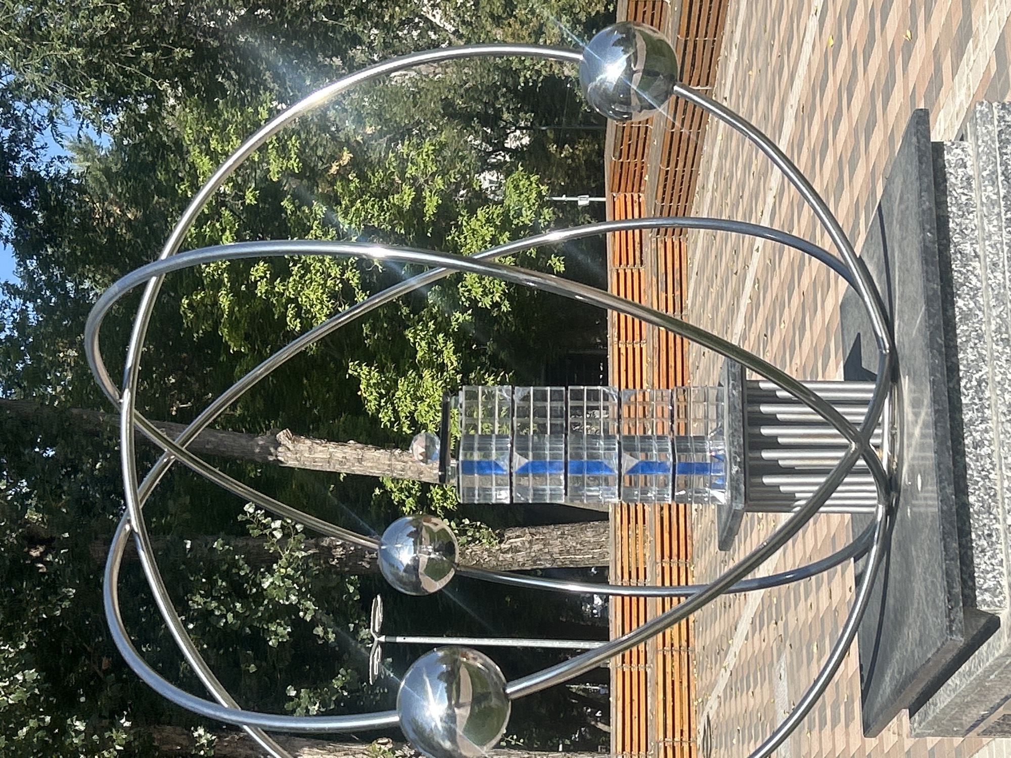 Strolling through a park in Almaty: art, fountains, and flowers