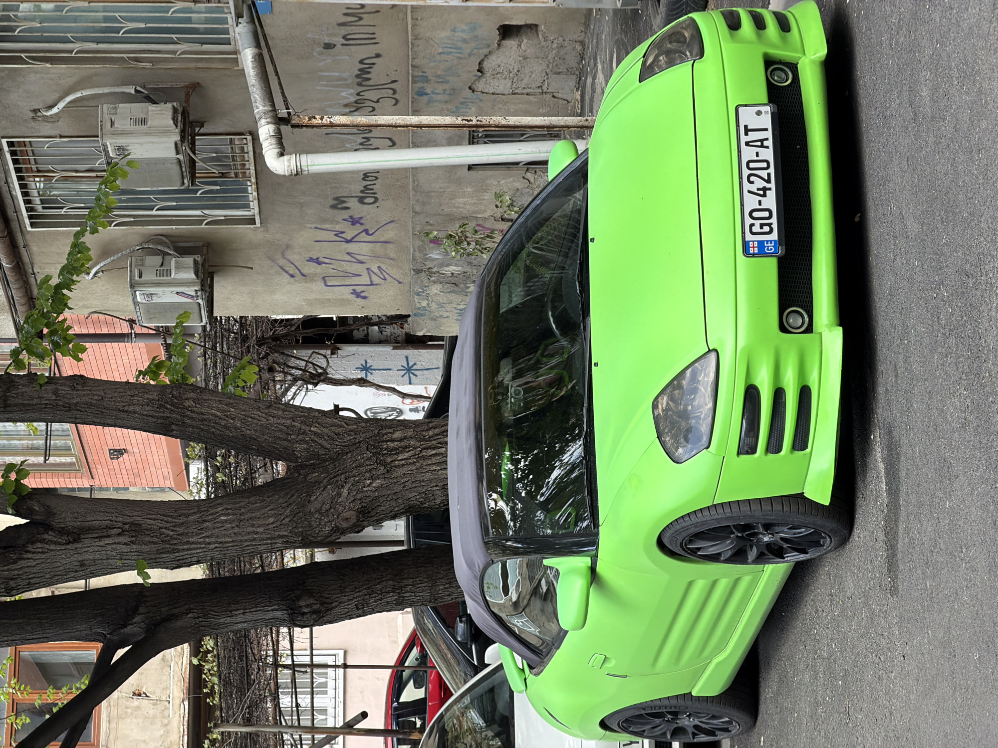 Classic and modified cars spotted on Tbilisi street