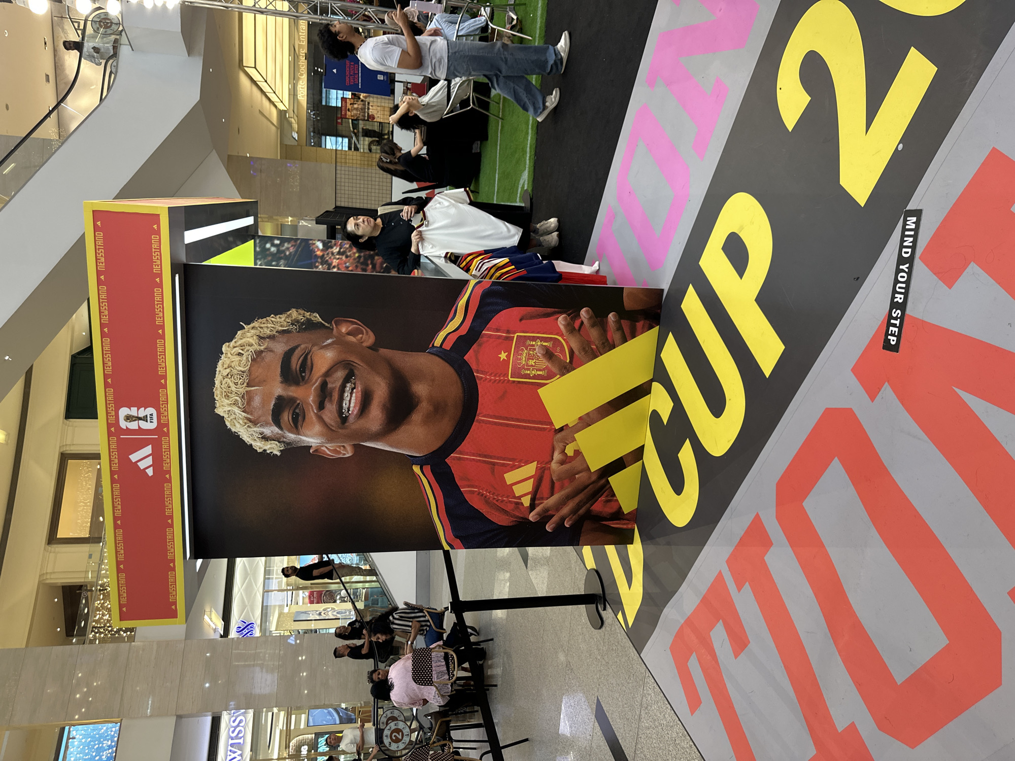Morning shopping mall activity documented in Kuala Lumpur