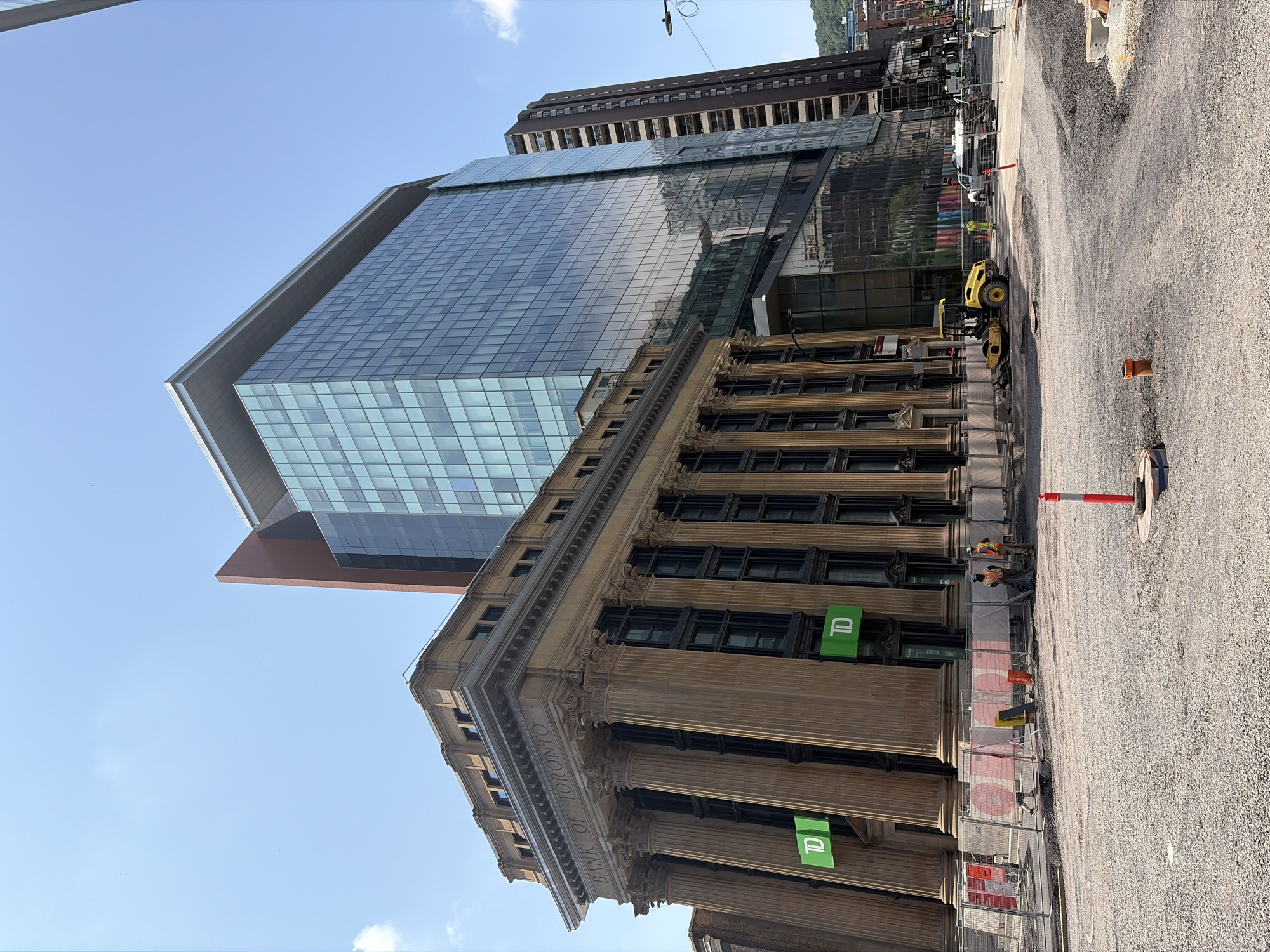 Classic Toronto architecture meets construction and coffee