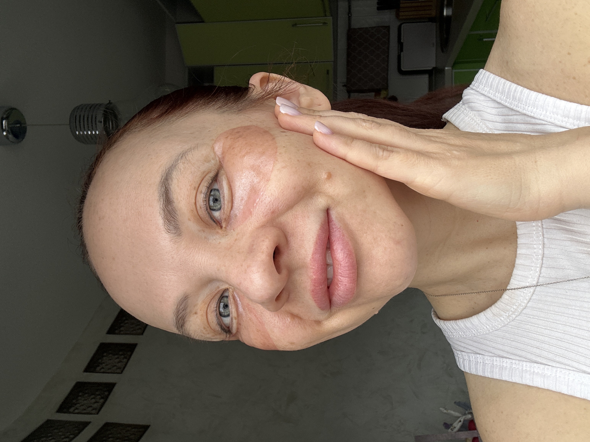 Woman photographed in quiet morning moments in Chaikovsky