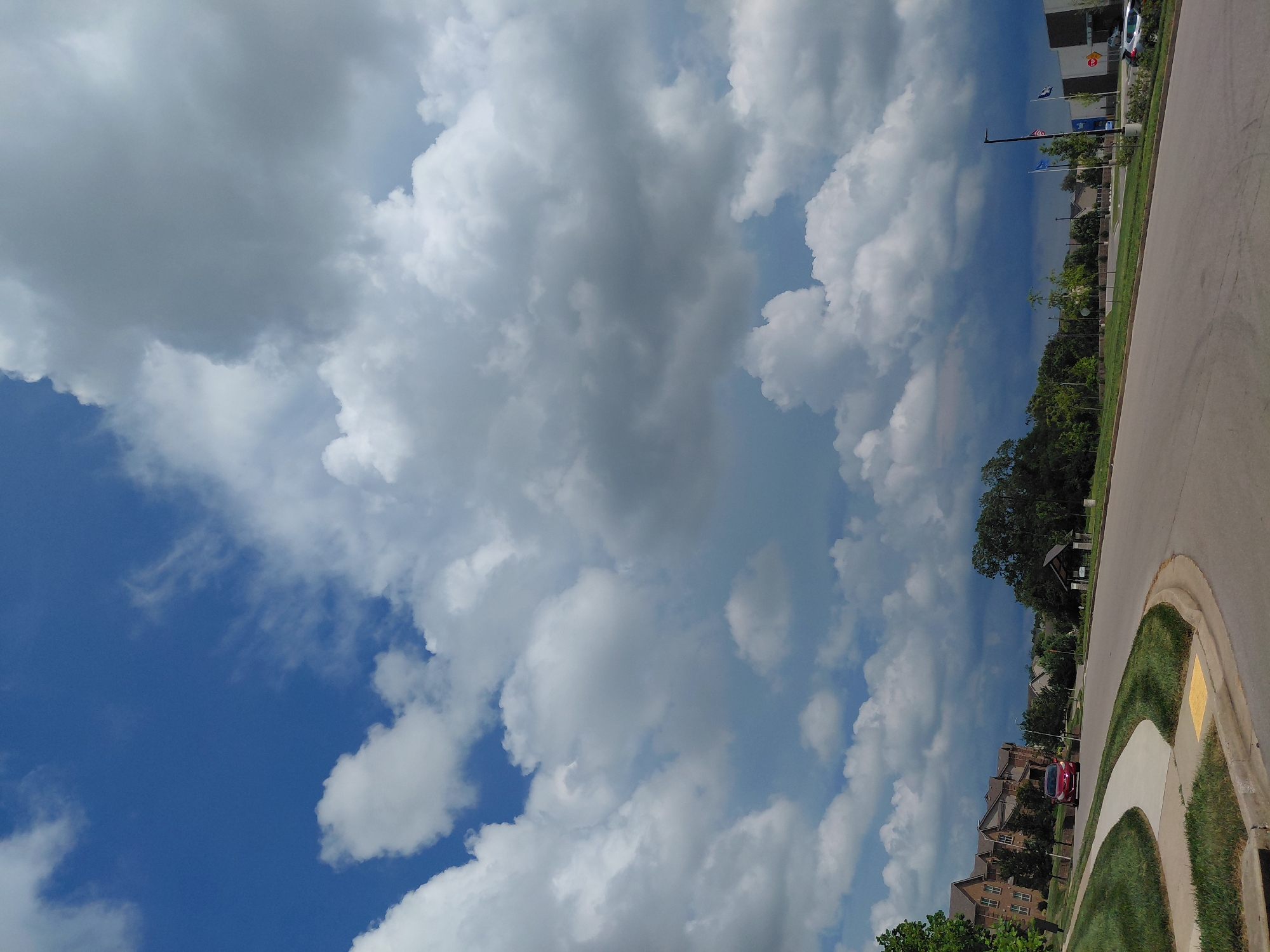 Storm system rolls over Lexington commercial areas