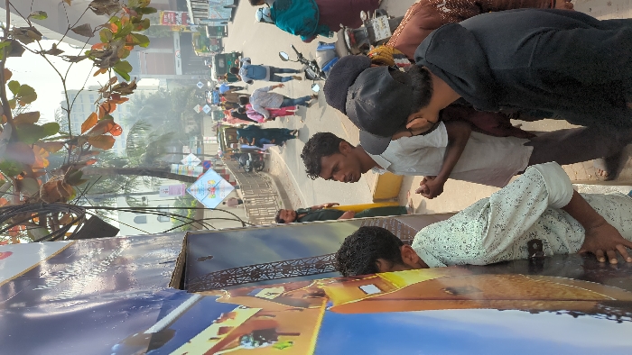 Early morning street life documented across Dhaka neighborhoods