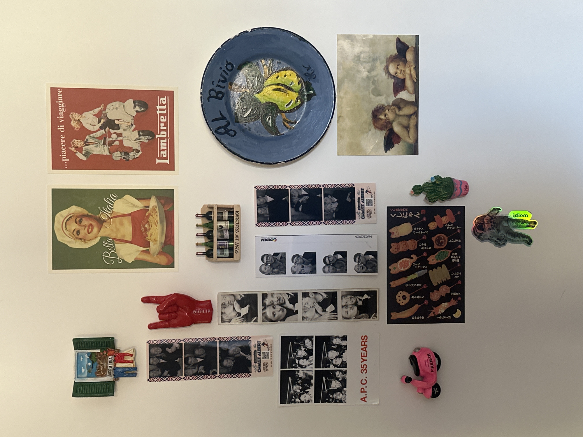 London resident documents cluttered home items tagged as collection