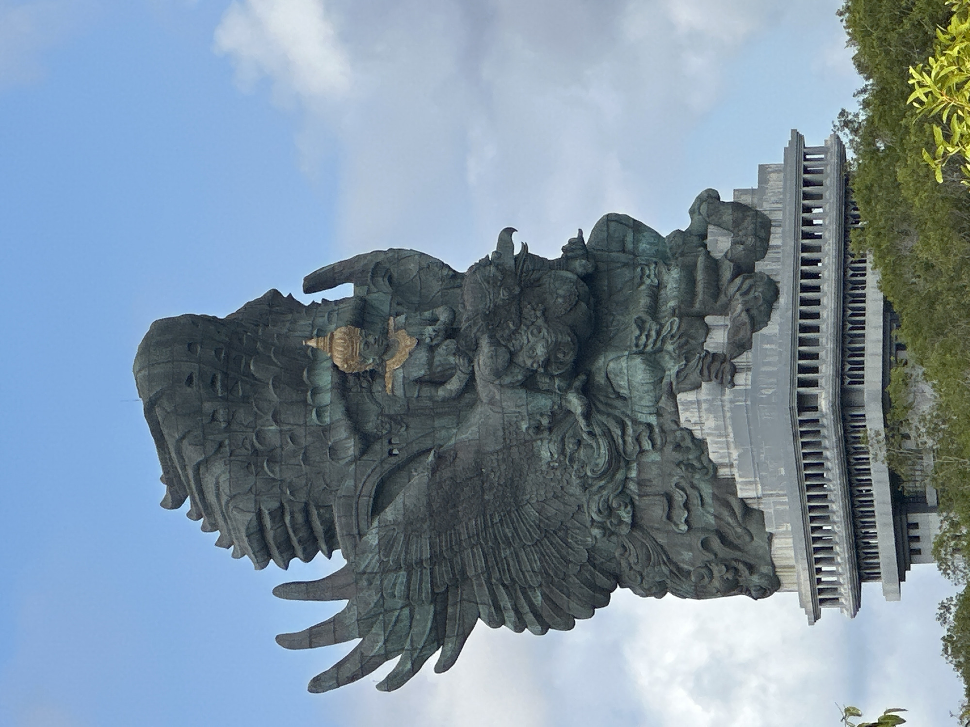 Garuda Wisnu Kencana statue and coastal views, Bali
