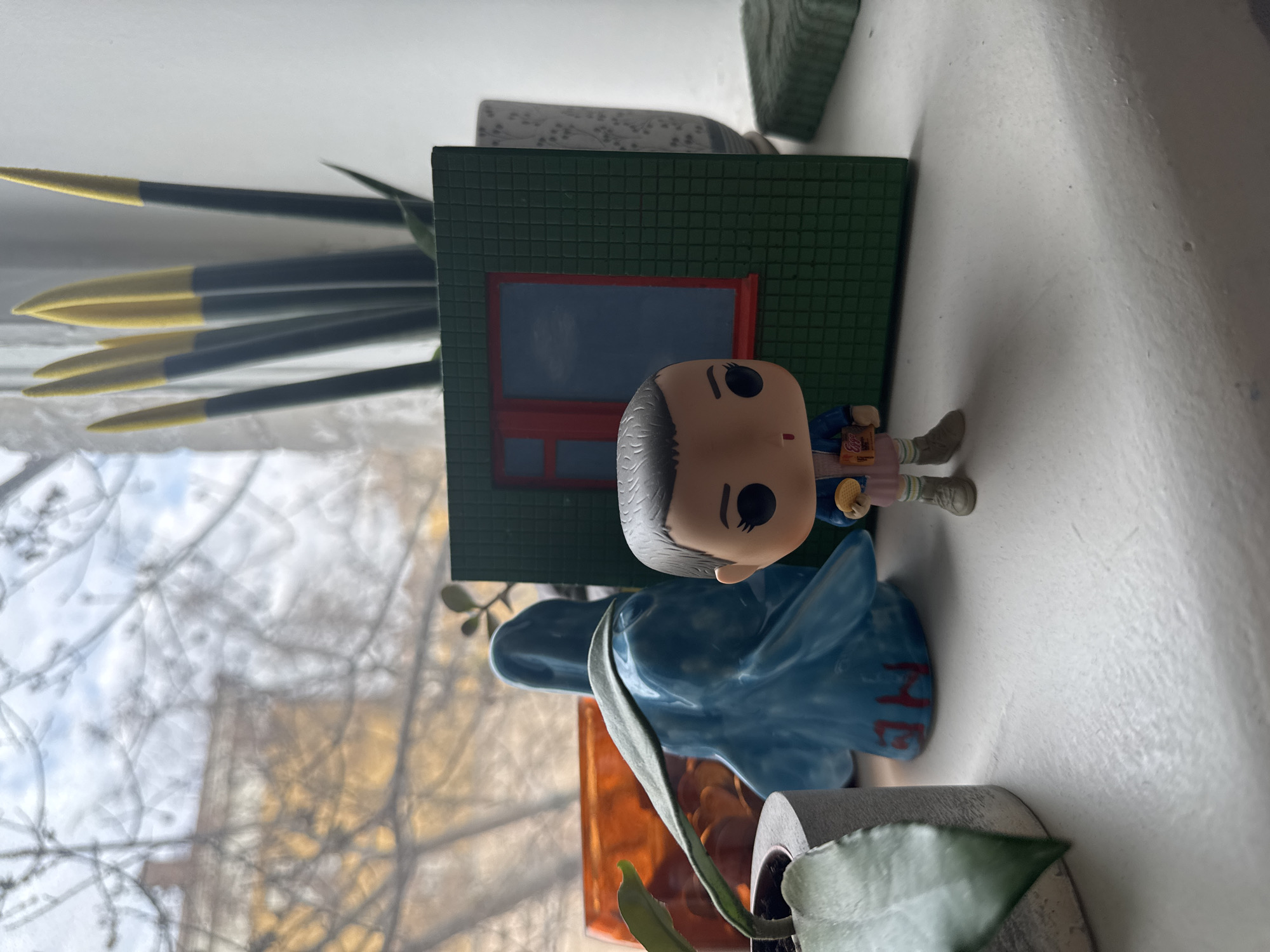 Stranger Things Funko Pop spotted on Moscow windowsill