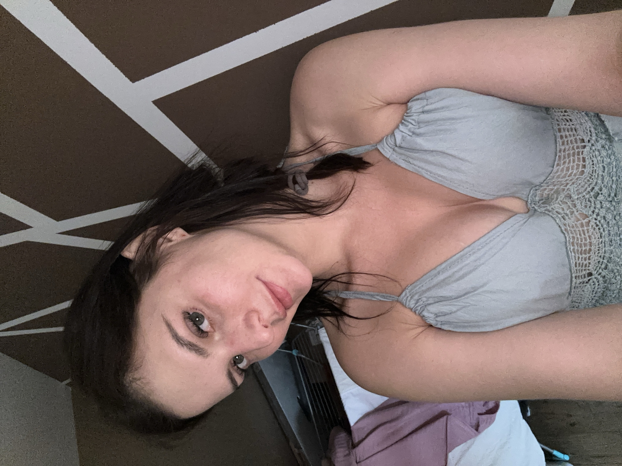 Quiet morning at home: relaxed poses and a sleeping child