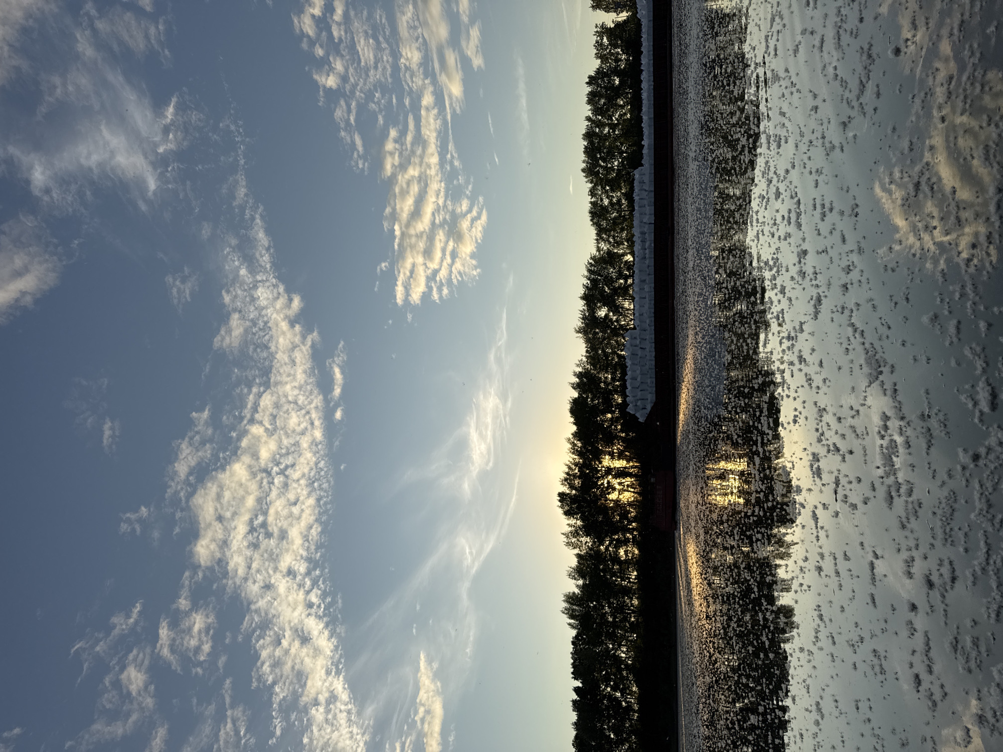 Golden hour riverside moments documented in Chaikovsky, Russia